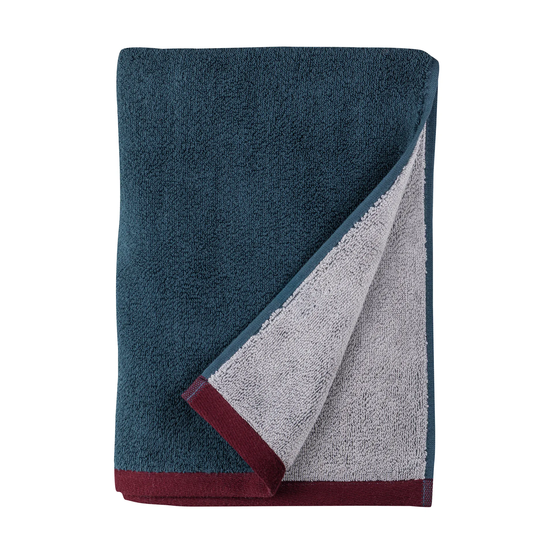 Mette Ditmer Soft pyyhe 50x90 cm Midnight blue light gray