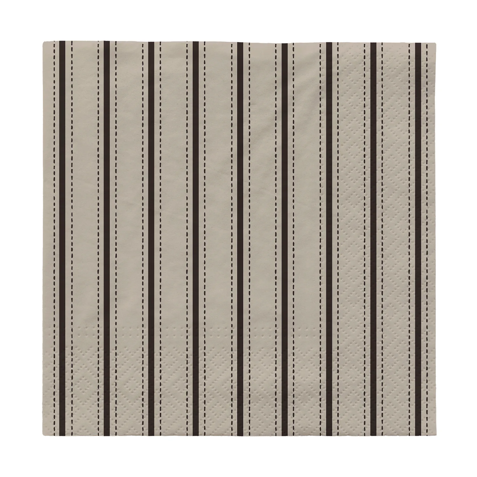Broste Copenhagen Dolly lautasliinat 33x33 cm 20 kpl Musta off white