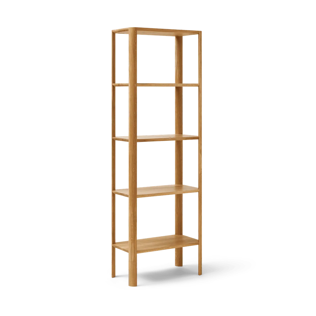 Form & Refine Leaf hylly 5 hyllytasoa 55x162 cm Tammi