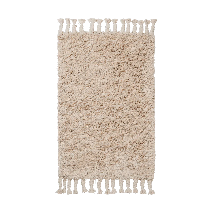 Ferm Living Amass long pile -matto 70 x 50 cm Off-white
