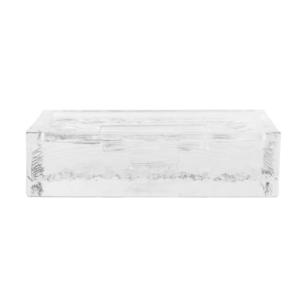 Ferm Living Gradia kynttilänjalka square 16x16 cm Clear