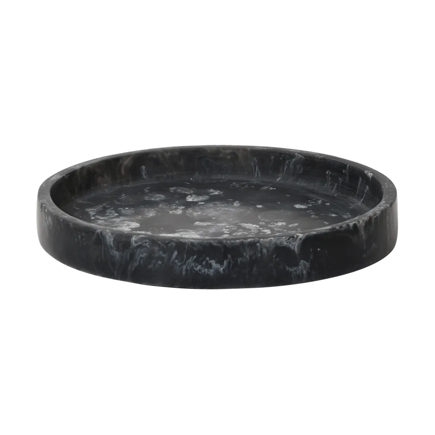 Ferm Living Mist koristealusta Ø20 cm Charcoal