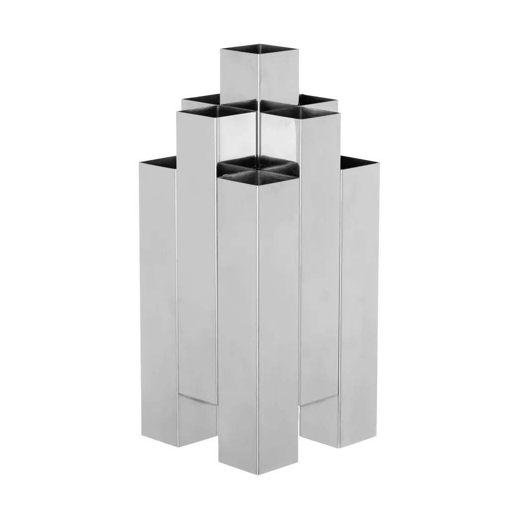 Ferm Living Tessera-maljakko 3x3 Mirror polished