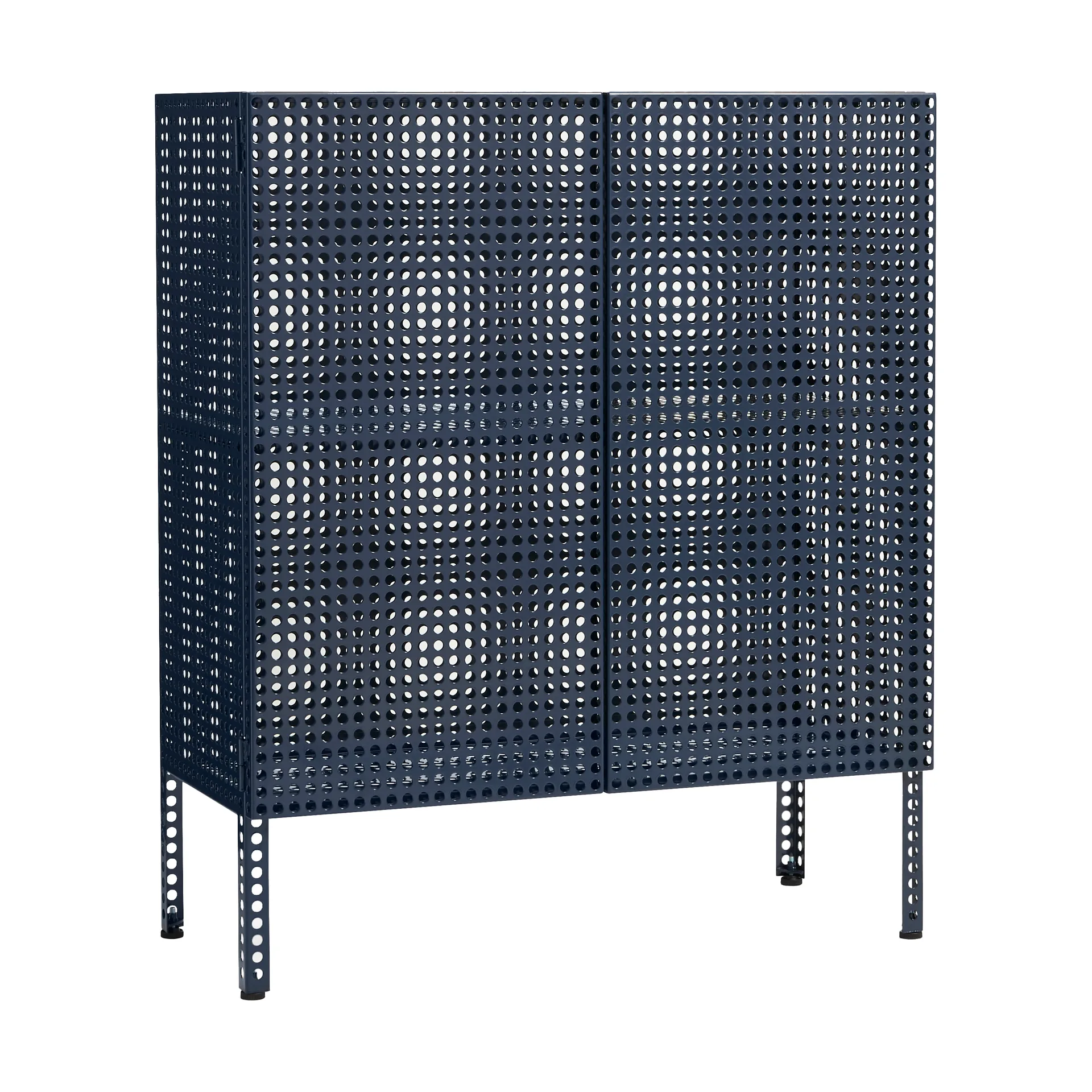 HAY Perforated Cabinet kaappi medium Steel sininen