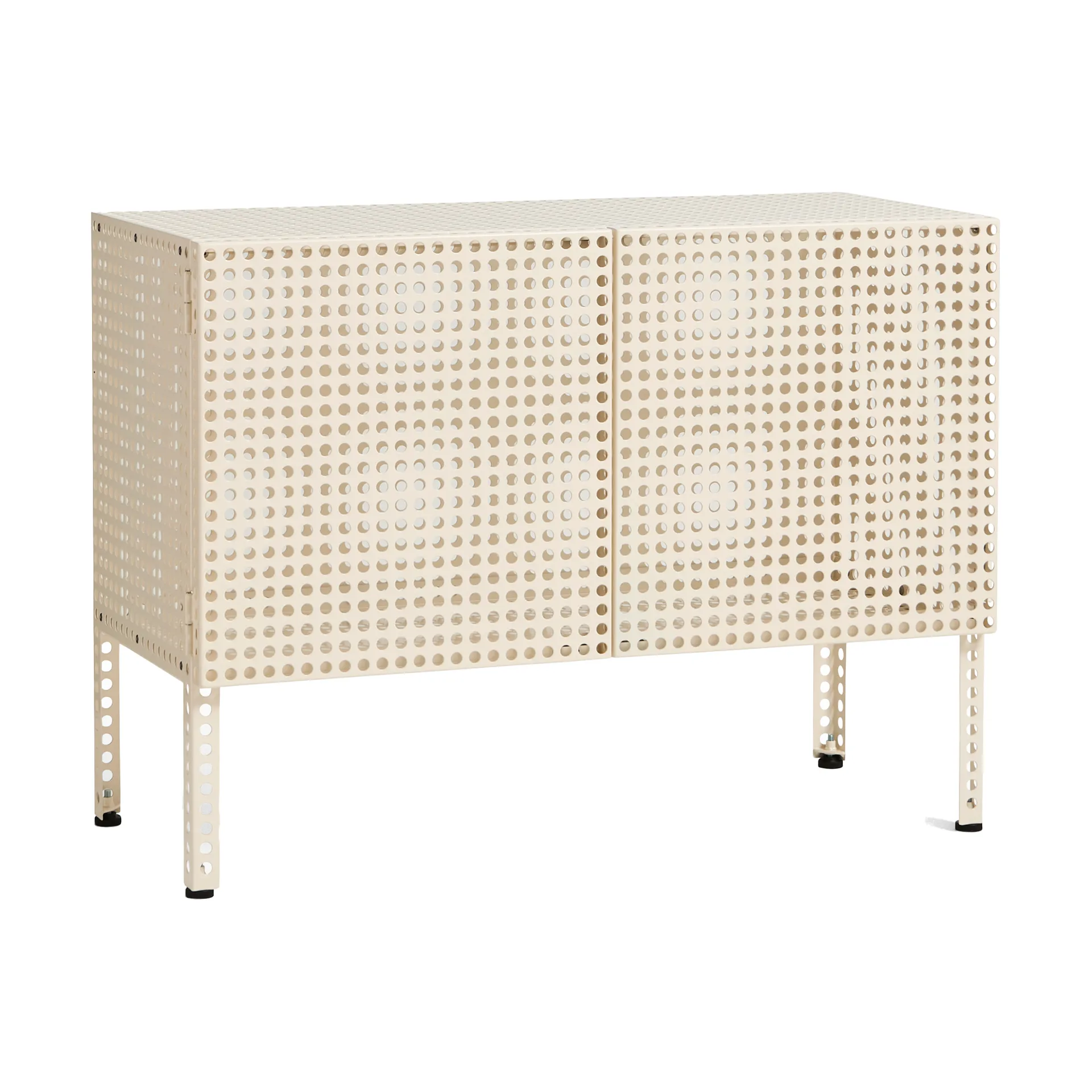 HAY Perforated Cabinet kaappi small Eggshell