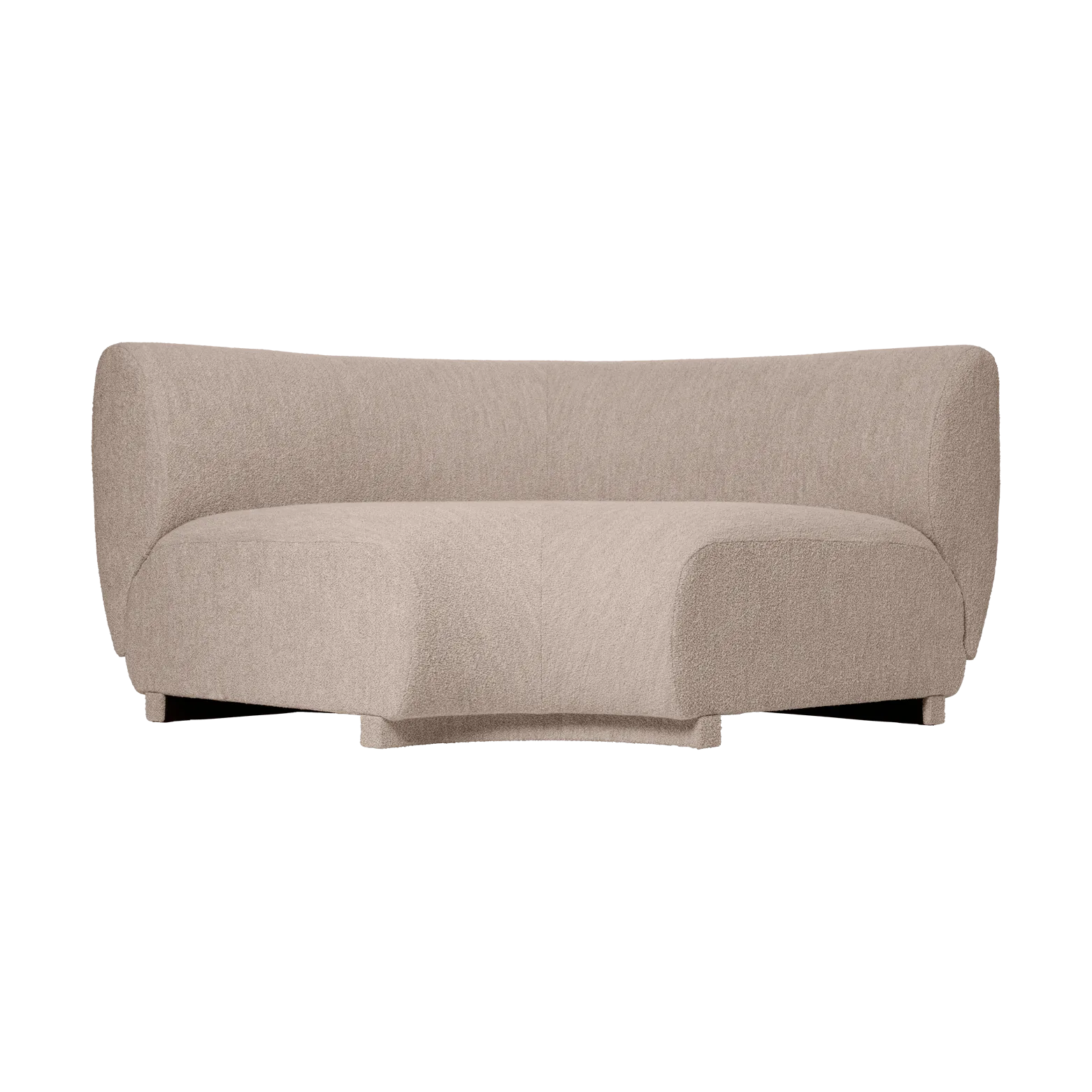 Ferm Living Rico sohvamoduuli corner 90 Soft Bouclé Natural