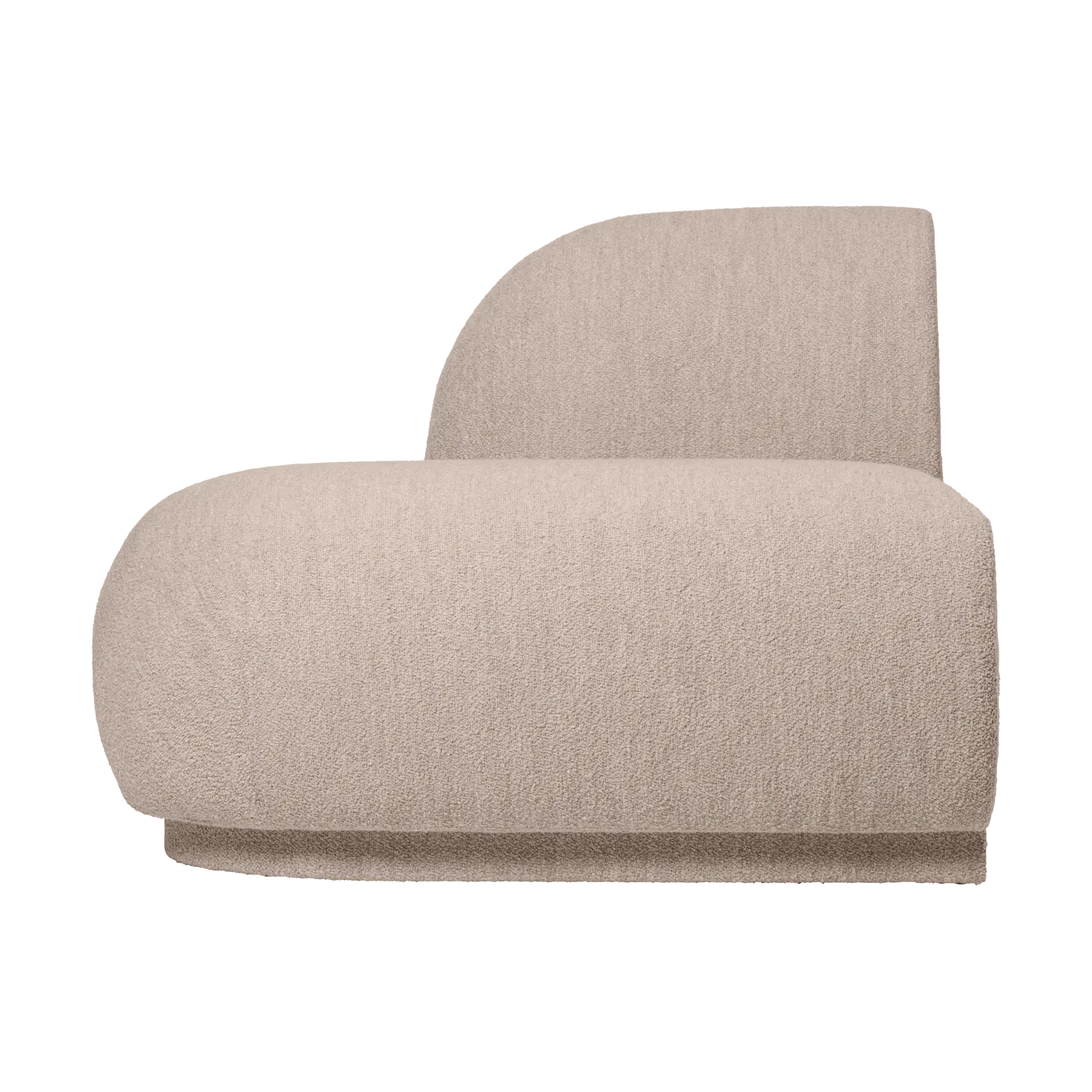 Ferm Living Rico open sohvamoduuli L Soft bouclé-natural