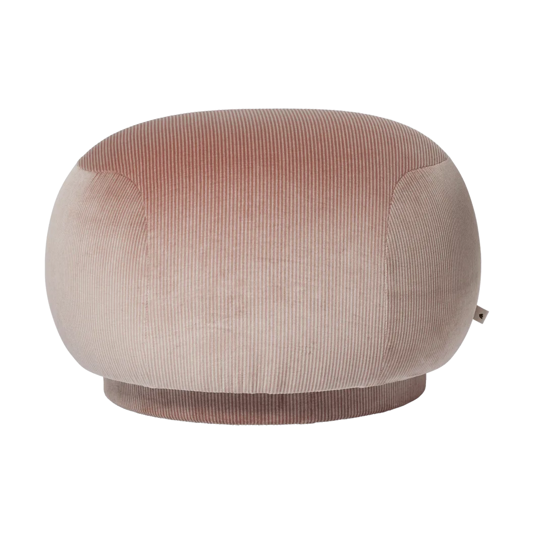 Ferm Living Rico pouf istuintyyny Devoré Velvet-blush