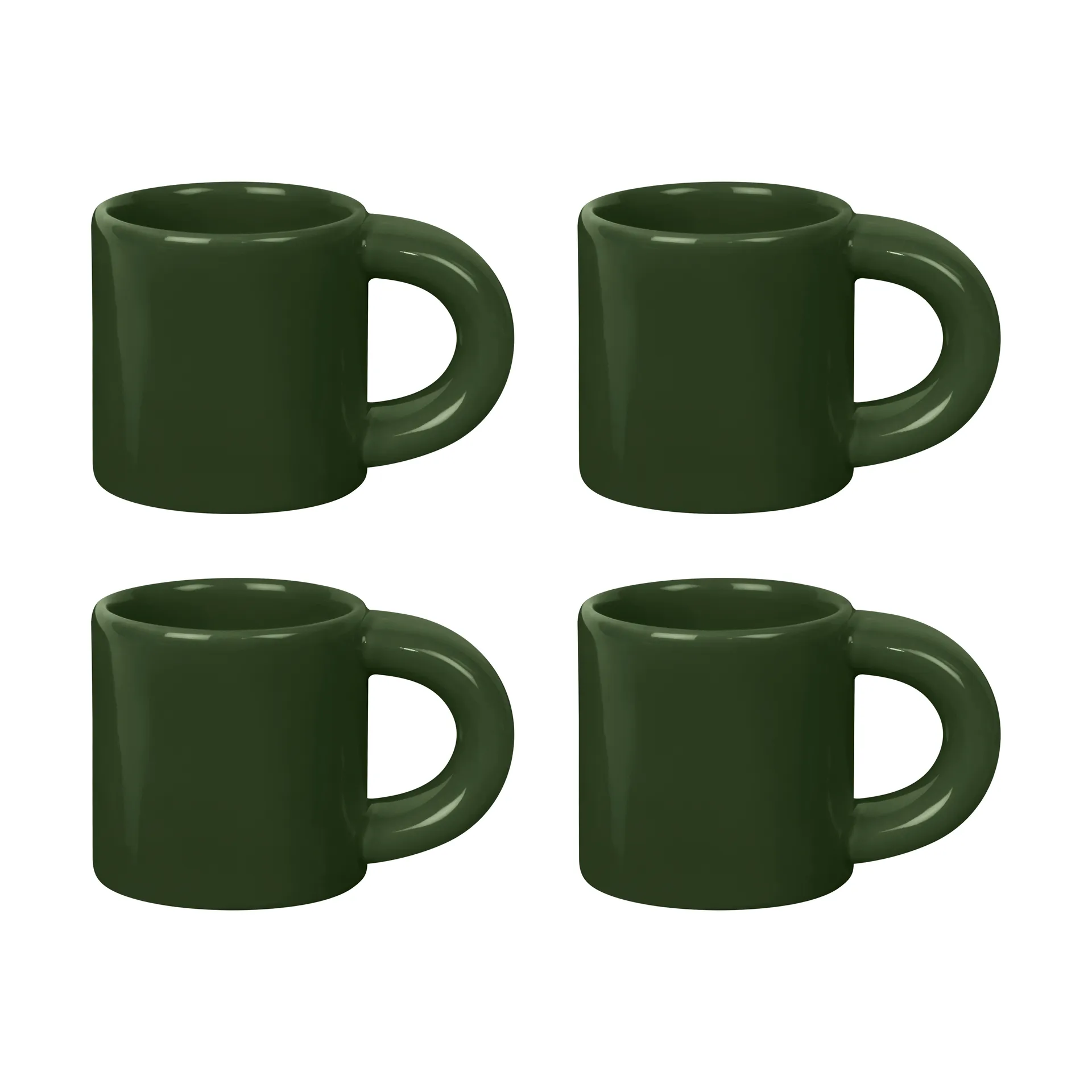 Hem Bronto espressokuppi 10 cl 4 kpl. Green