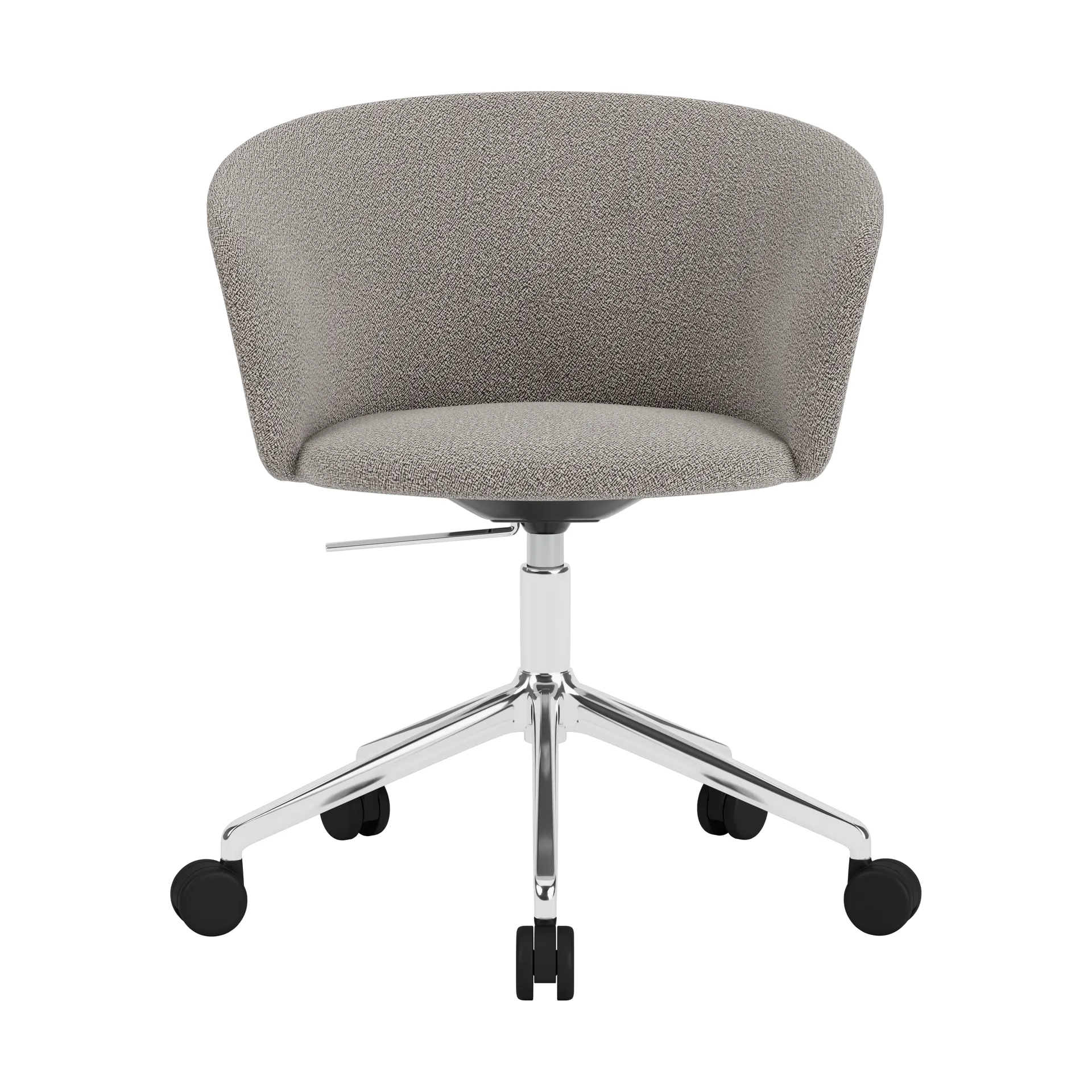 Hem Kendo Swivel toimistotuoli jossa on 5 pyörää Porcelain-polished aluminium