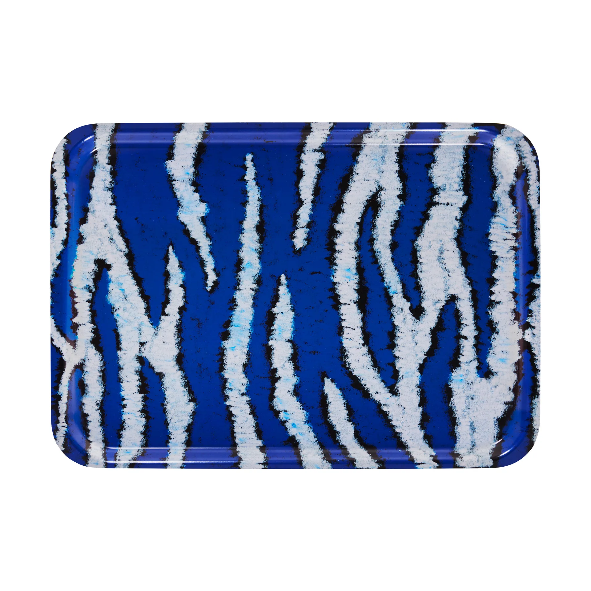 Hem Monster tarjotin Medium 37x53 cm Ultramarine blue-white