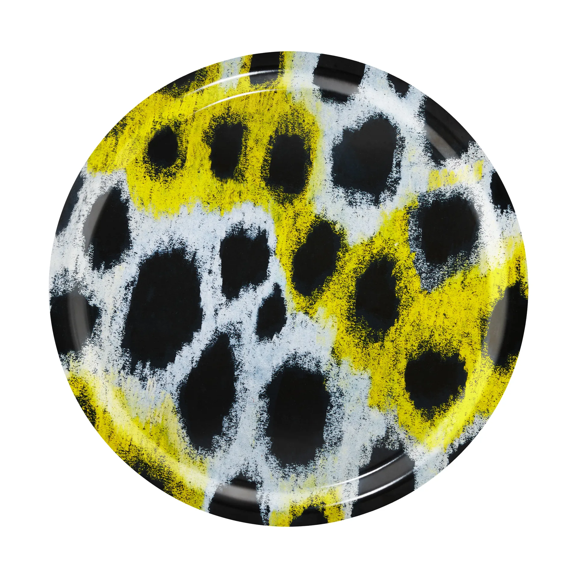 Hem Monster tarjotin Medium Ø49 cm White-yellow-black