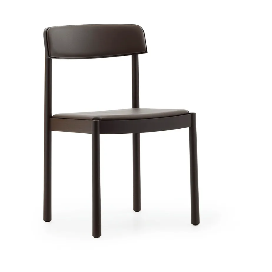 Normann Copenhagen Timb-tuoli Ruskea saarni ultra leather chocolate