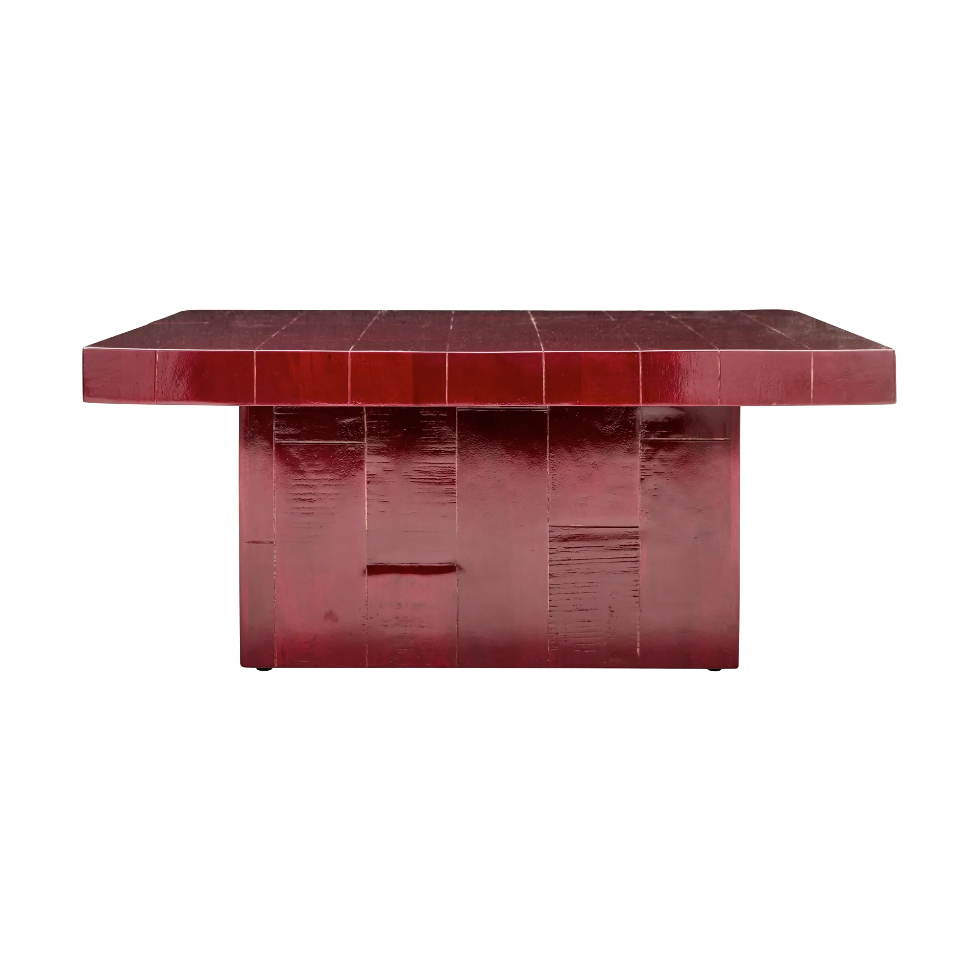 House Doctor Brick-sohvapöytä 100x100x44 cm Punainen