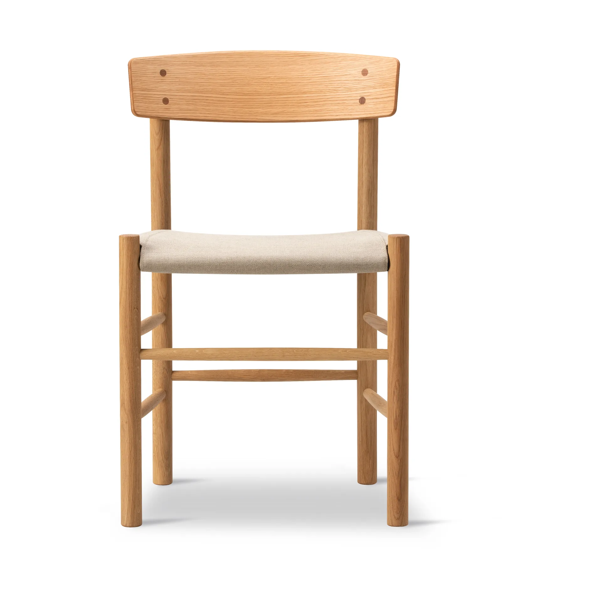 Fredericia Furniture J39-tuoli Öljytty tammi natural canvas