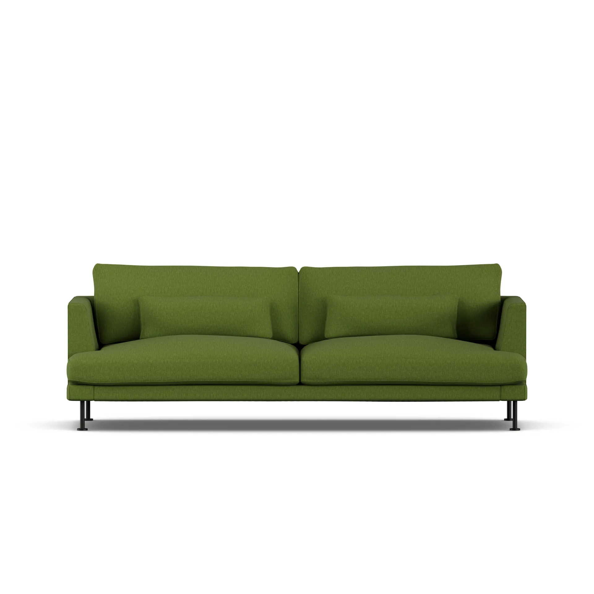 1898 Bredhult sohva Luiza Green 3975-musta teräs, 3-sits