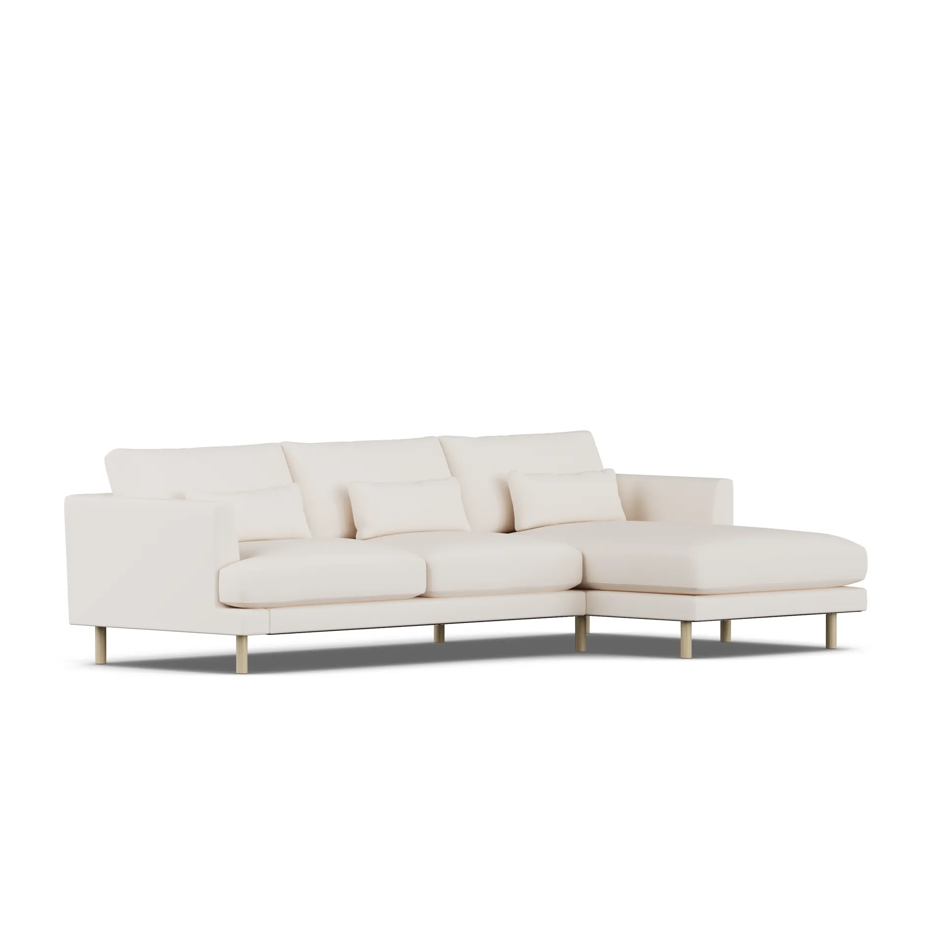 1898 Bredhult sohva Caleido Beige 9600-valkoöljytty tammi, 2,5-sits C1