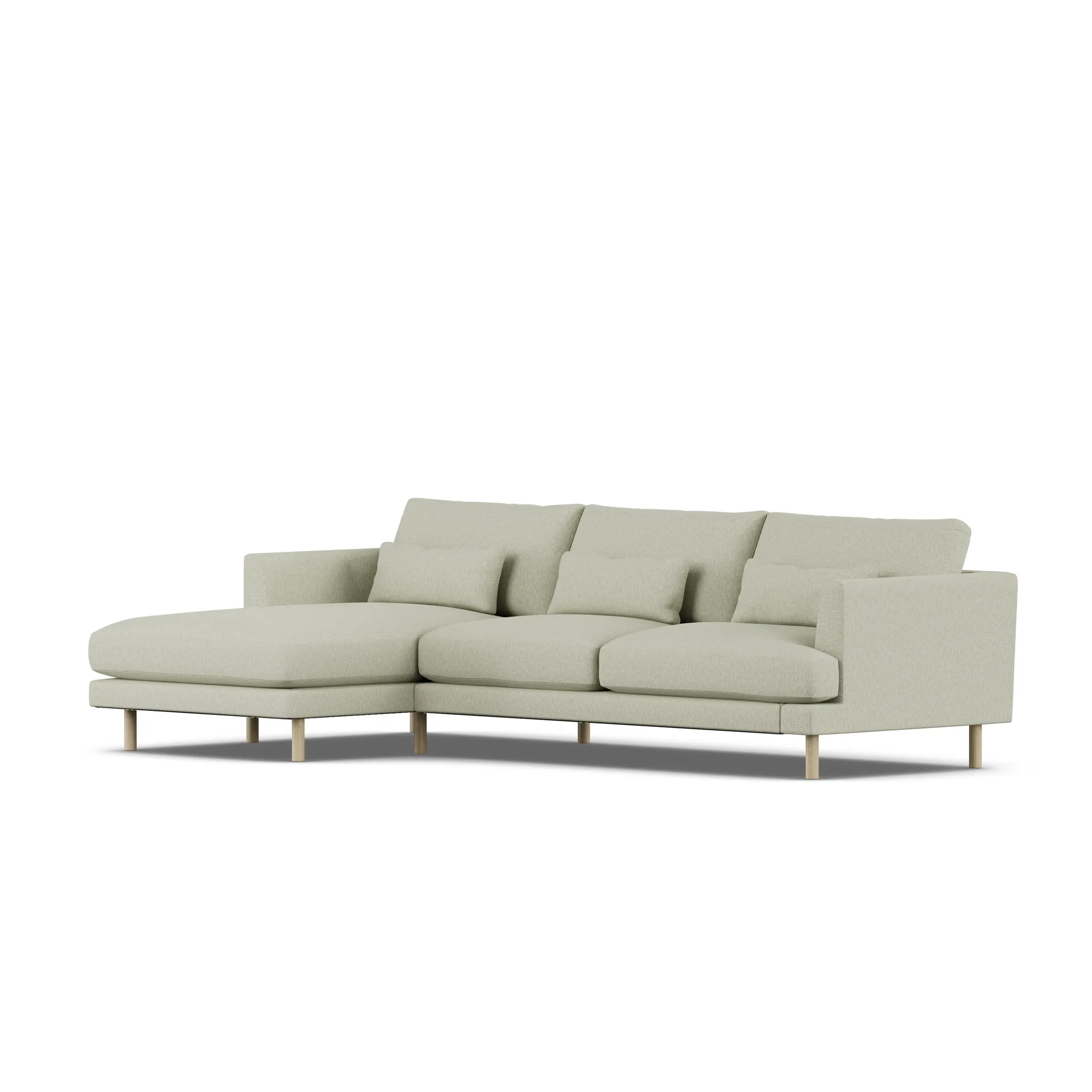 1898 Bredhult sohva Luiza Beige 3981-valkoöljytty tammi, 2,5-sits C2