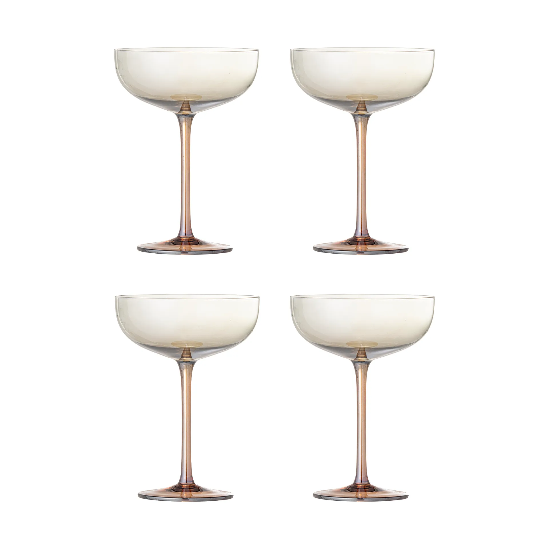 Bloomingville Aston cocktail-lasit 4-pack Pronssi