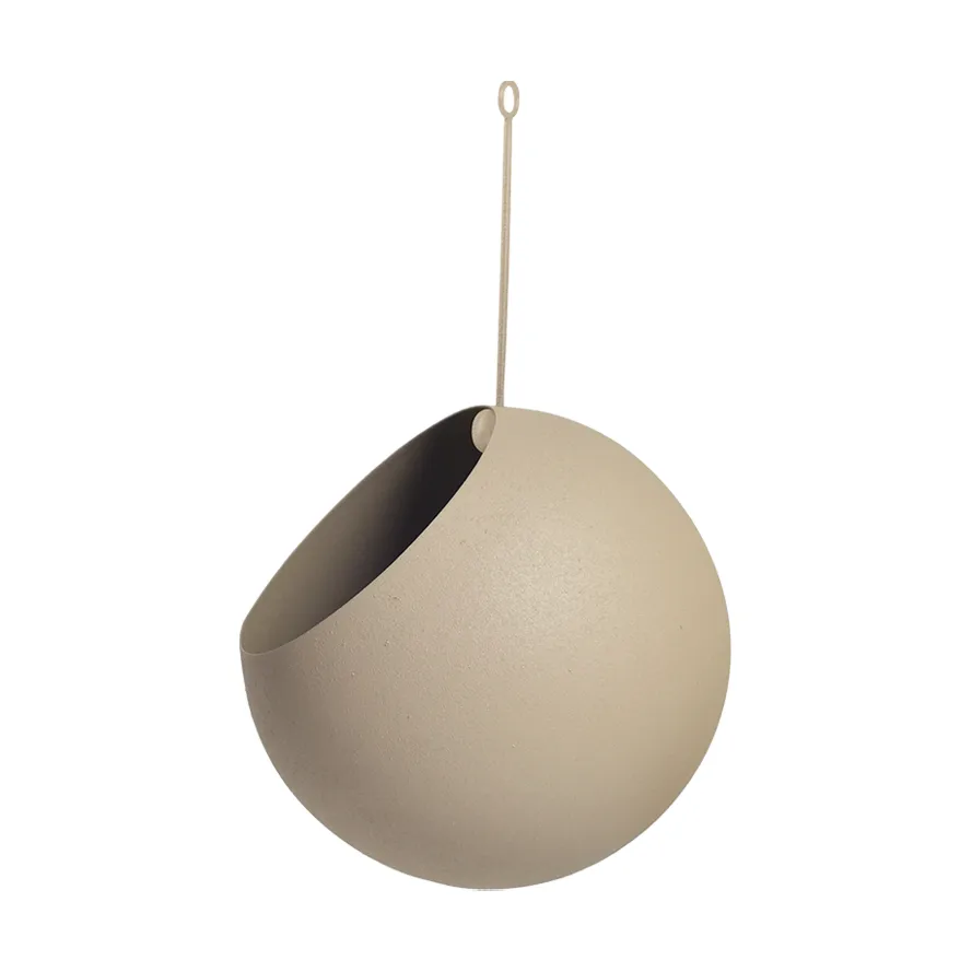AYTM GLOBE riippuva ruukku Ø17 cm k28 cm Taupe