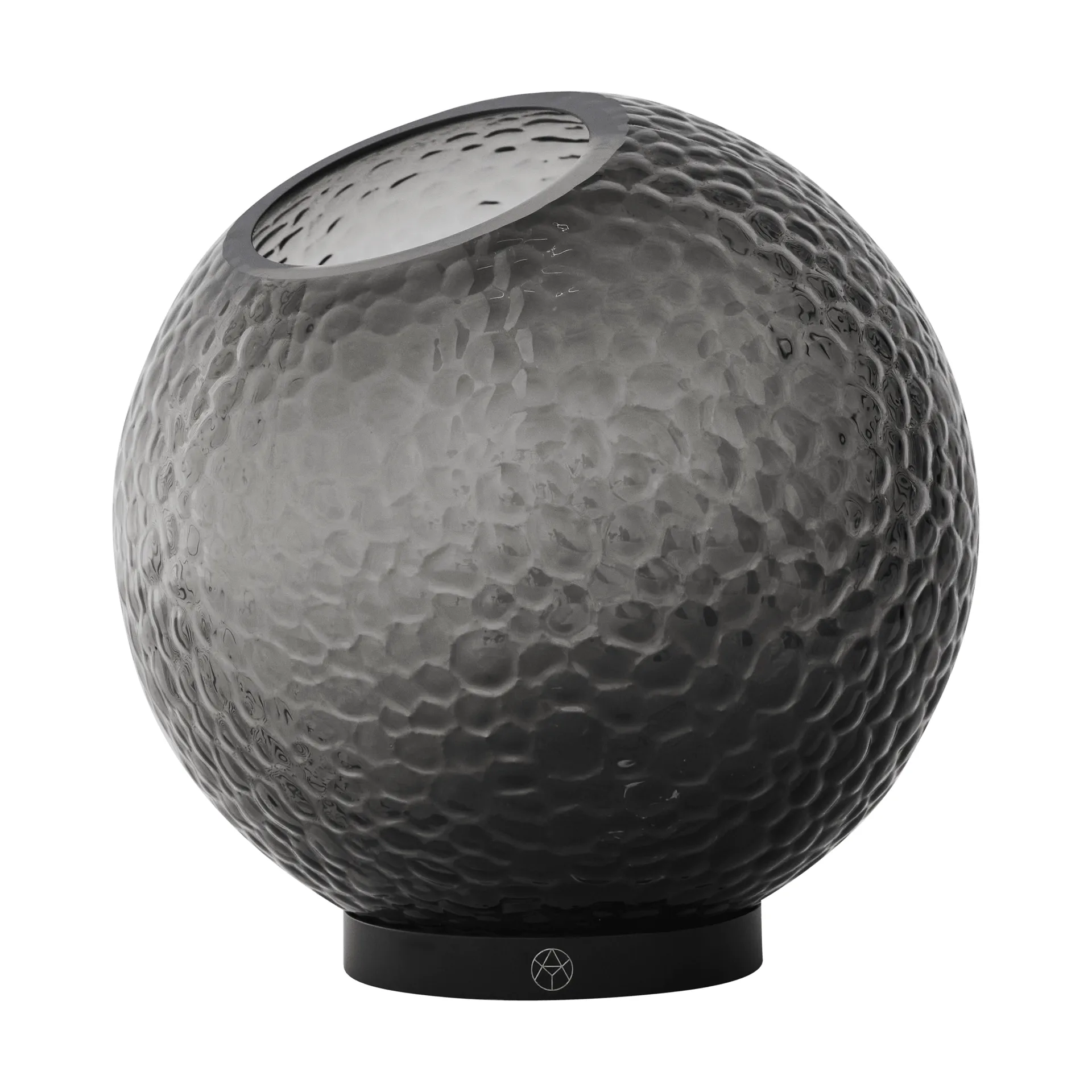 AYTM Globe bubbles maljakko Ø21 cm Musta