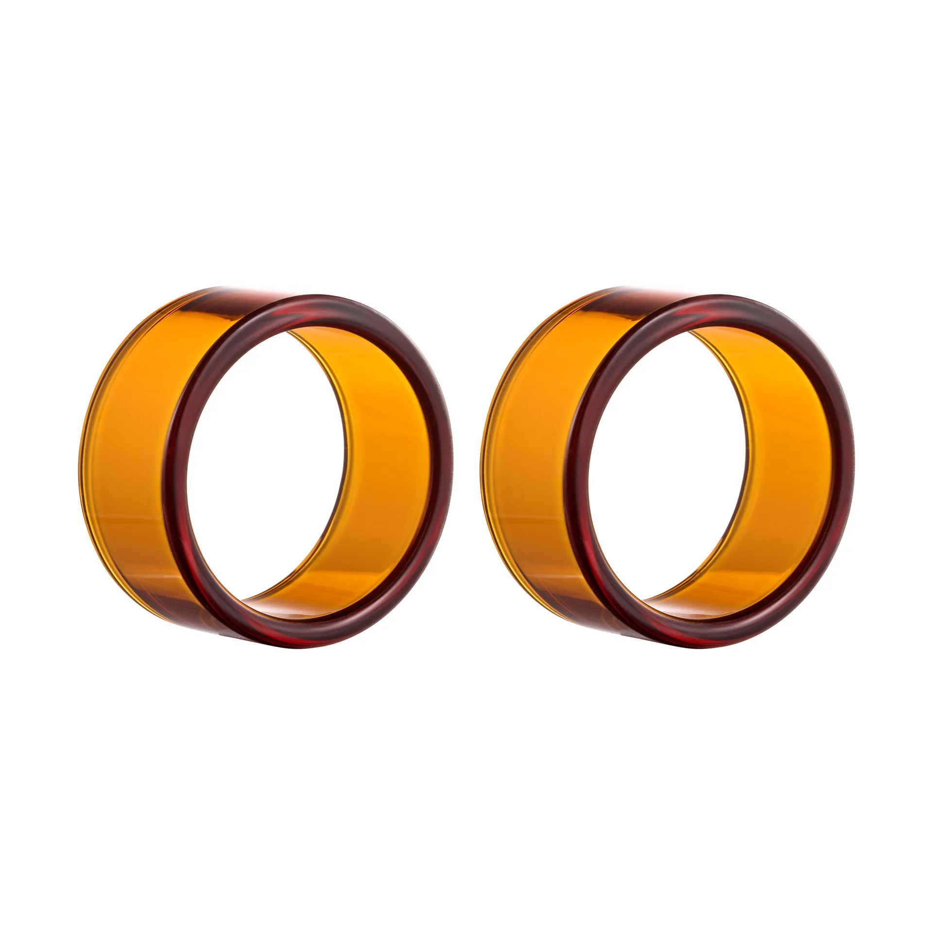 Muurla Loop servettirengas 2-pack Amber