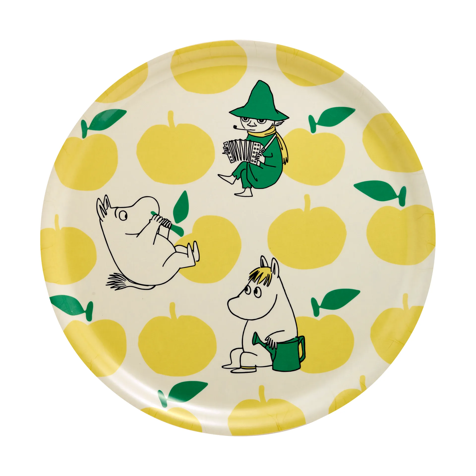 Muurla Moomin tarjotin Ø35 cm Iloiset omenat
