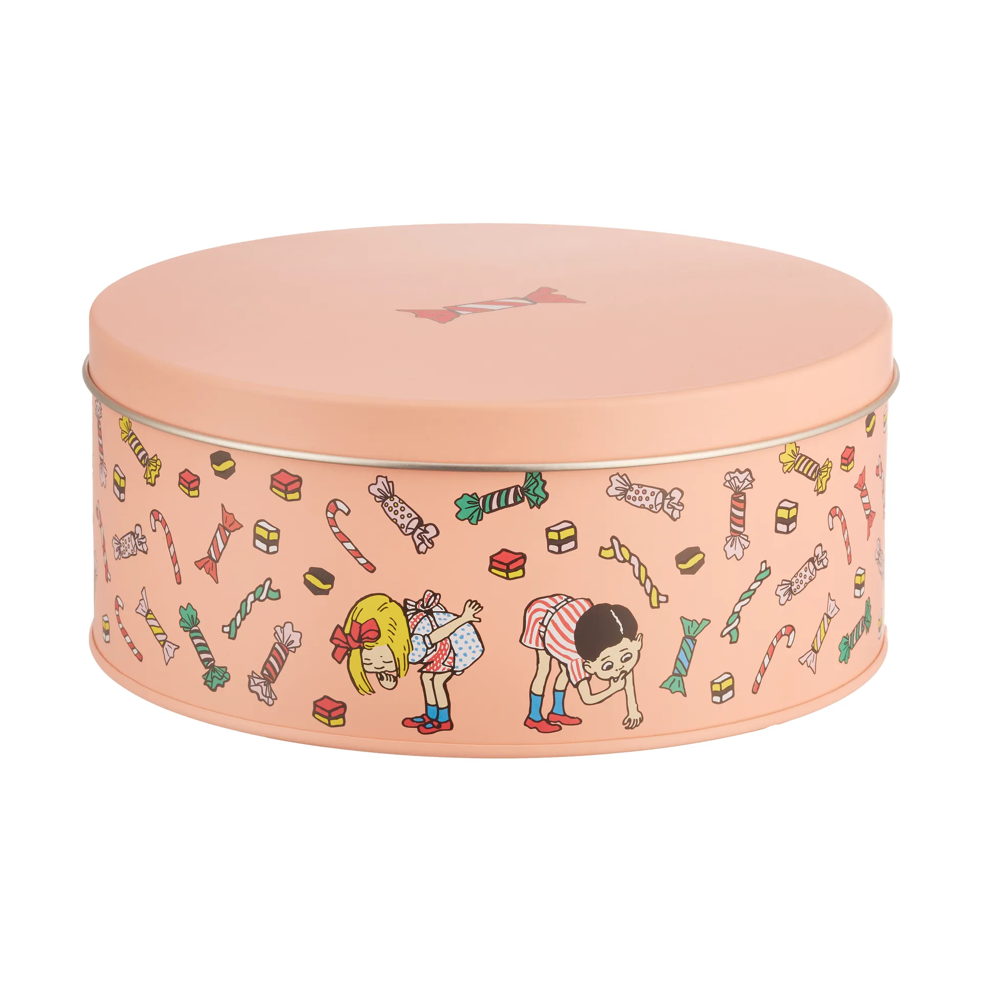 Muurla Pippi säilytysrasia kannella Ø15 cm Candy