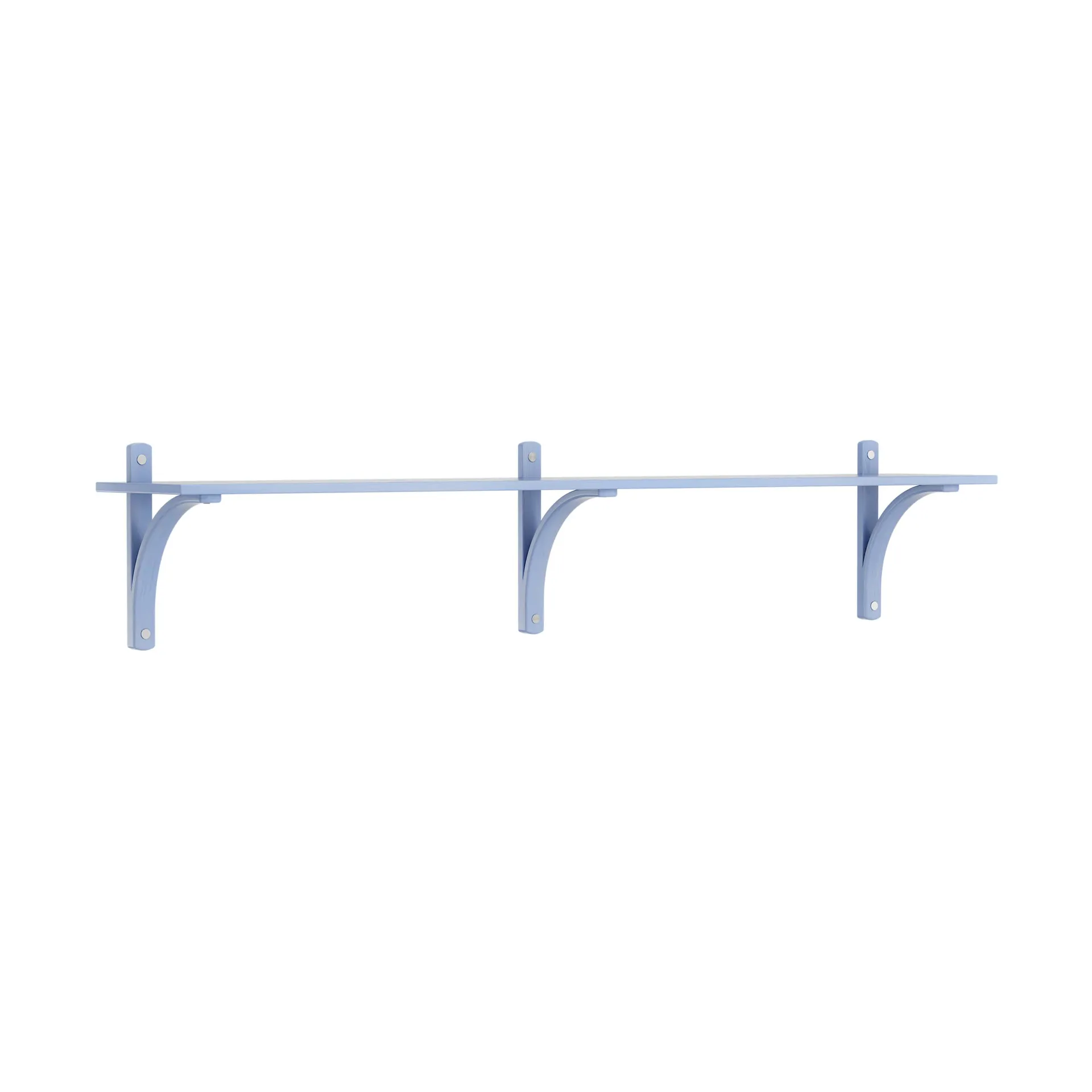 Swedese Levi hylly 1 hyllytaso ILKE Blue-aluminium, 180 cm