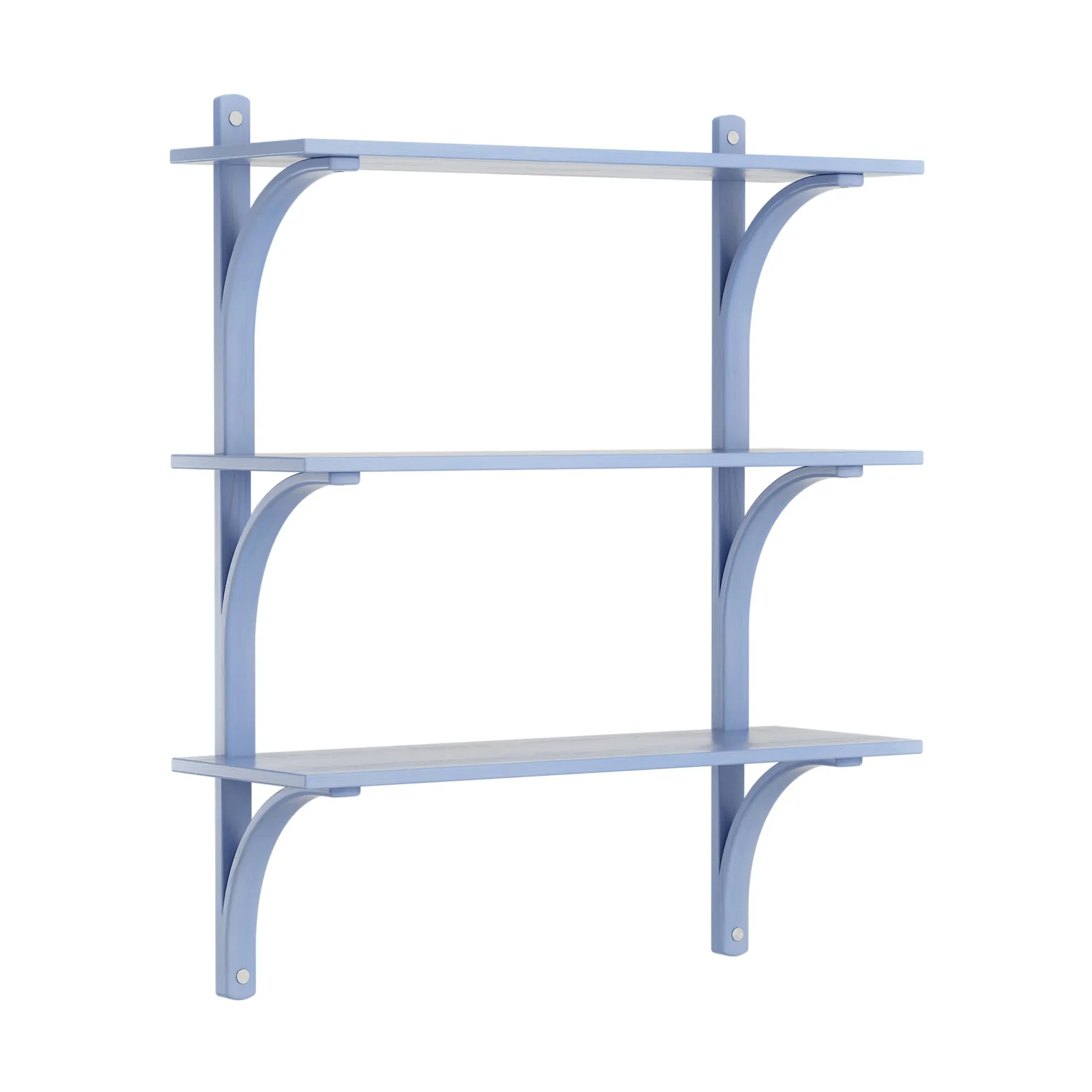 Swedese Levi hylly 3 hyllytasoa ILKE Blue-aluminium, 90 cm