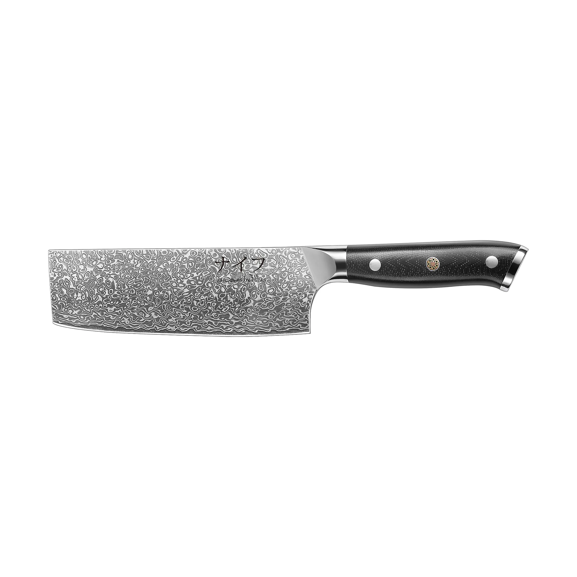 Hâws Damascus By Hâws vihannesveitsi 30 cm Musta-ruostumaton teräs