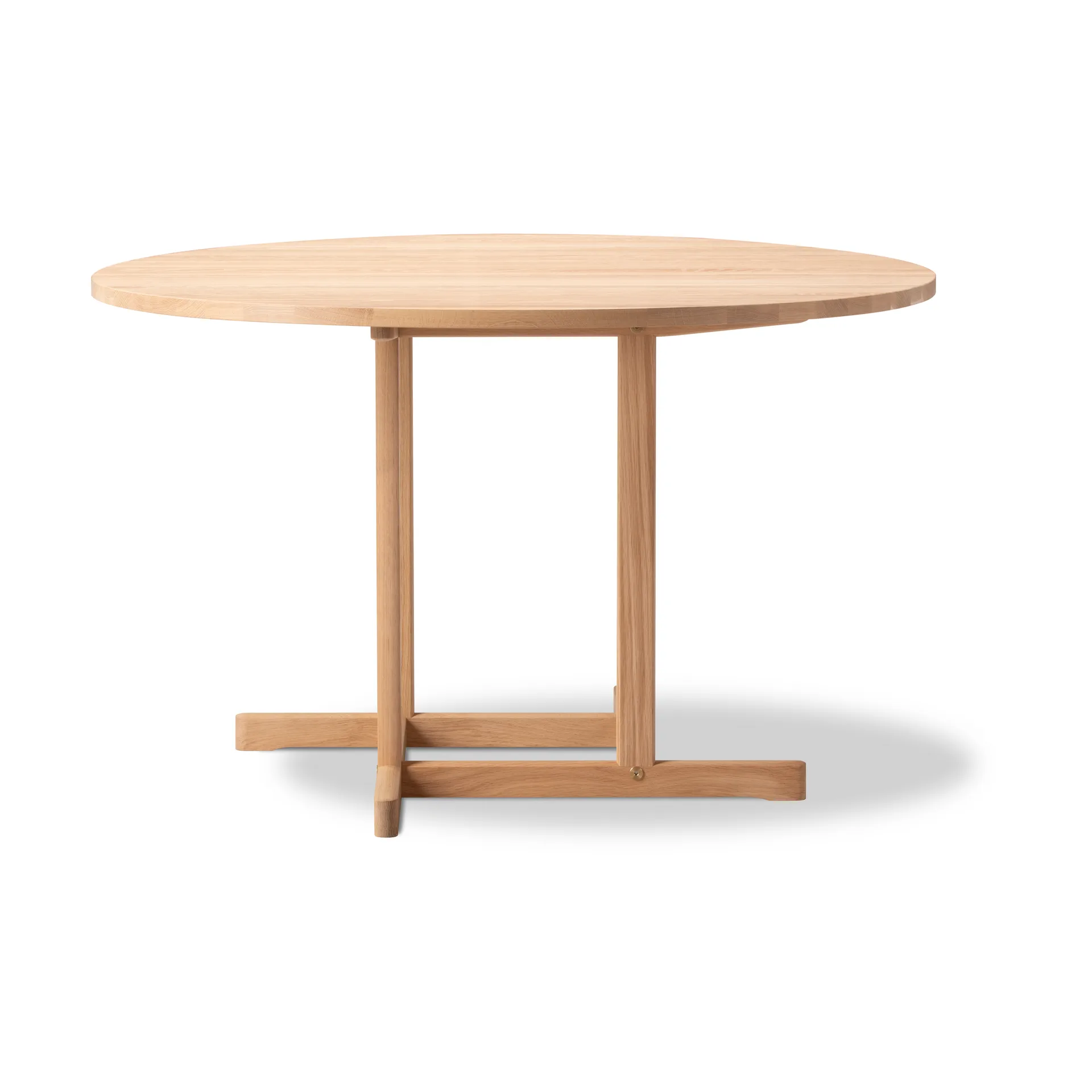 Fredericia Furniture BM80 Mogensen Shaker Table pöytä Ø120 cm Vaalea öljytty tammi
