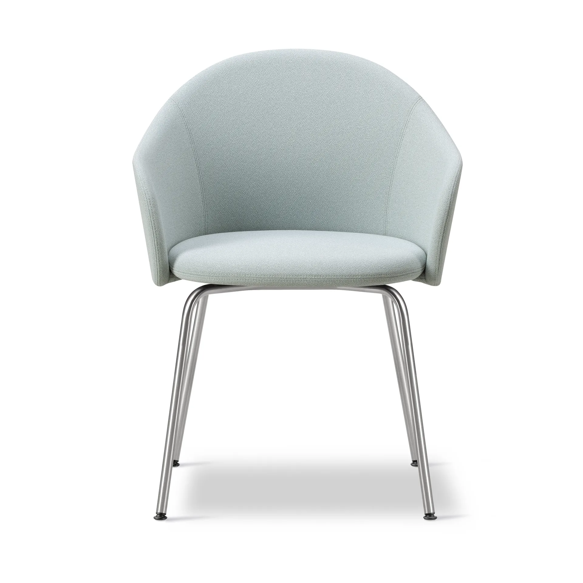 Fredericia Furniture Gomo-nojatuoli tube-jalka Mylla 811-ruostumaton teräs