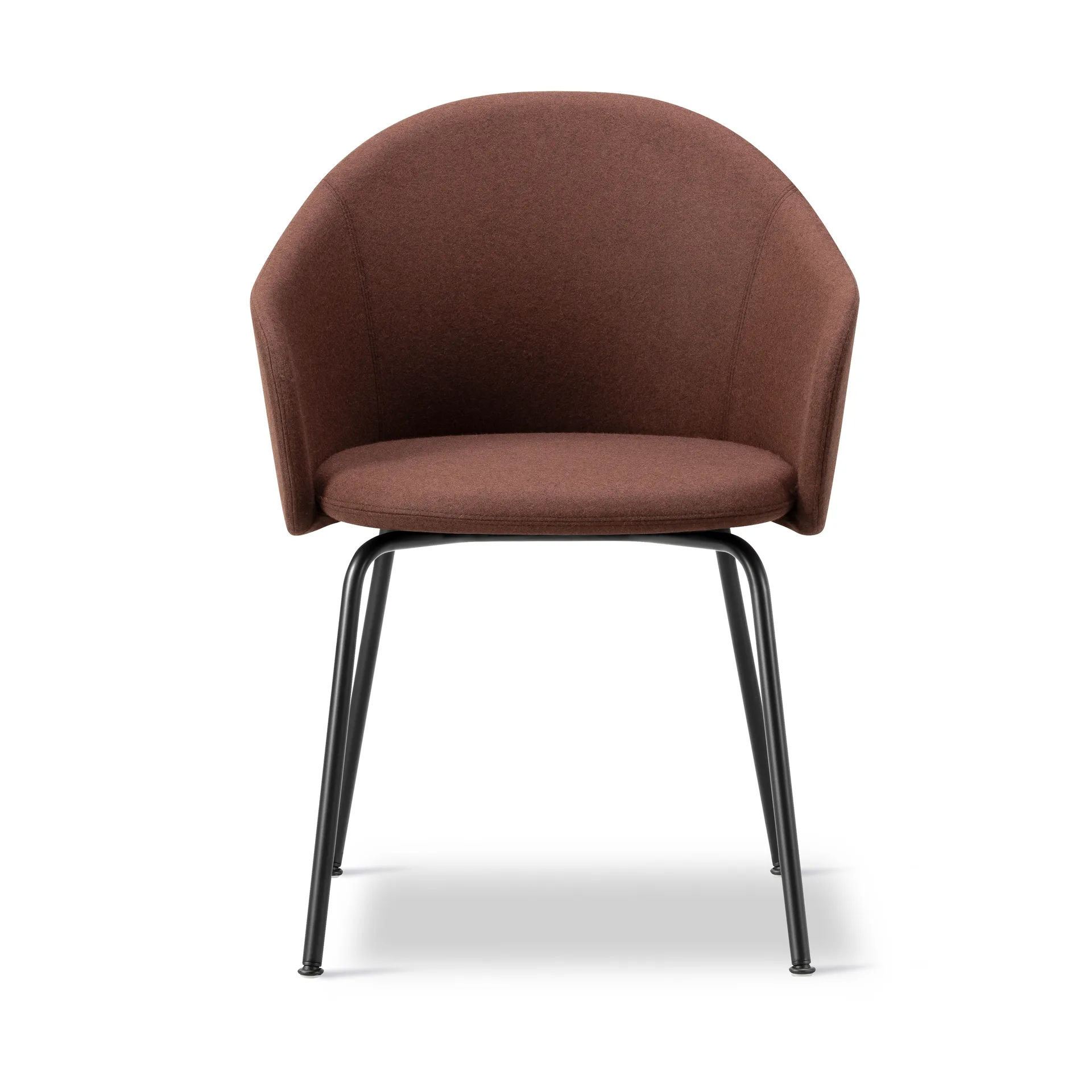 Fredericia Furniture Gomo-nojatuoli tube-jalka Blazer CUZ4D Dunalk-black