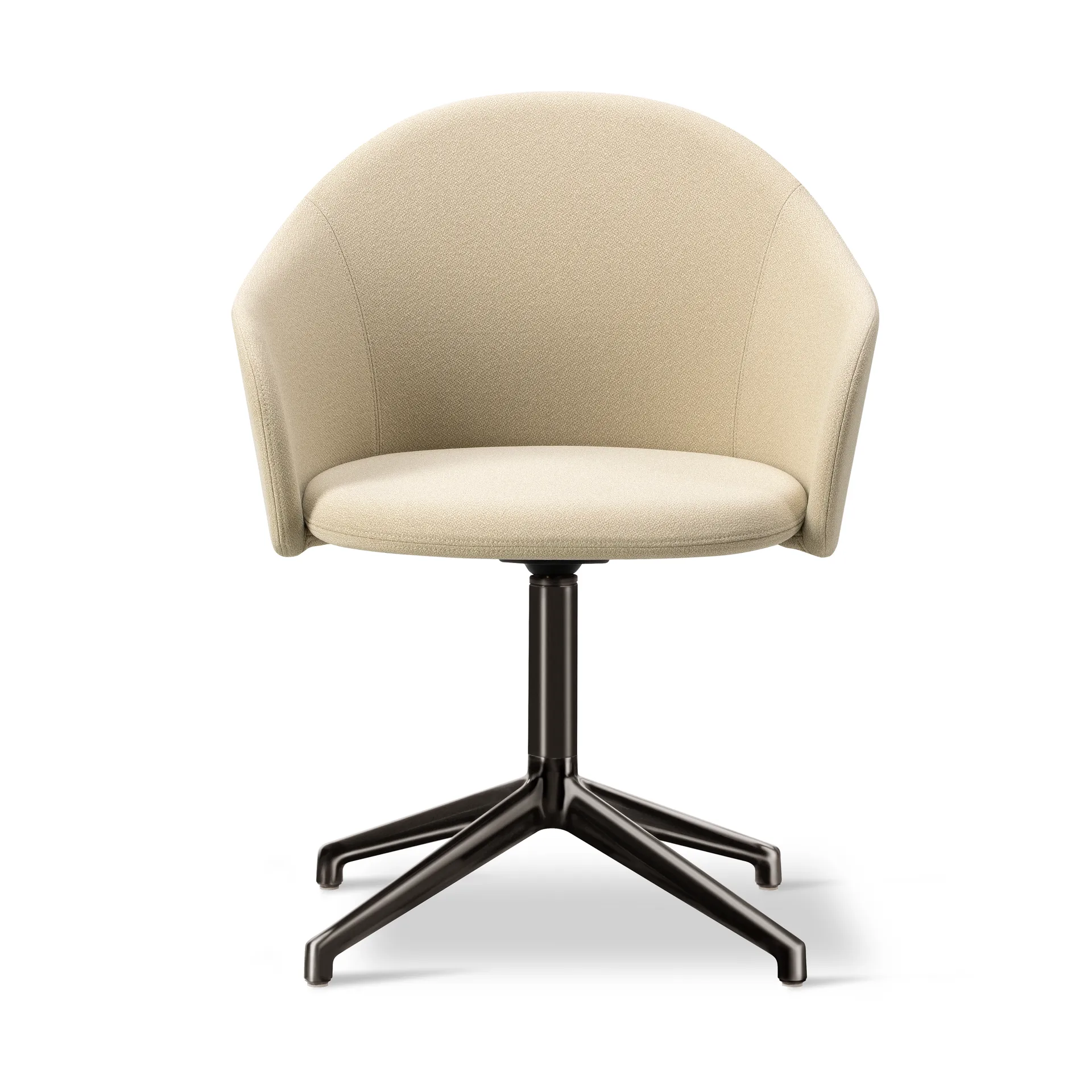 Fredericia Furniture Gomo-nojatuoli pyörivä jalusta 4-tahoinen Mylla 221-flint