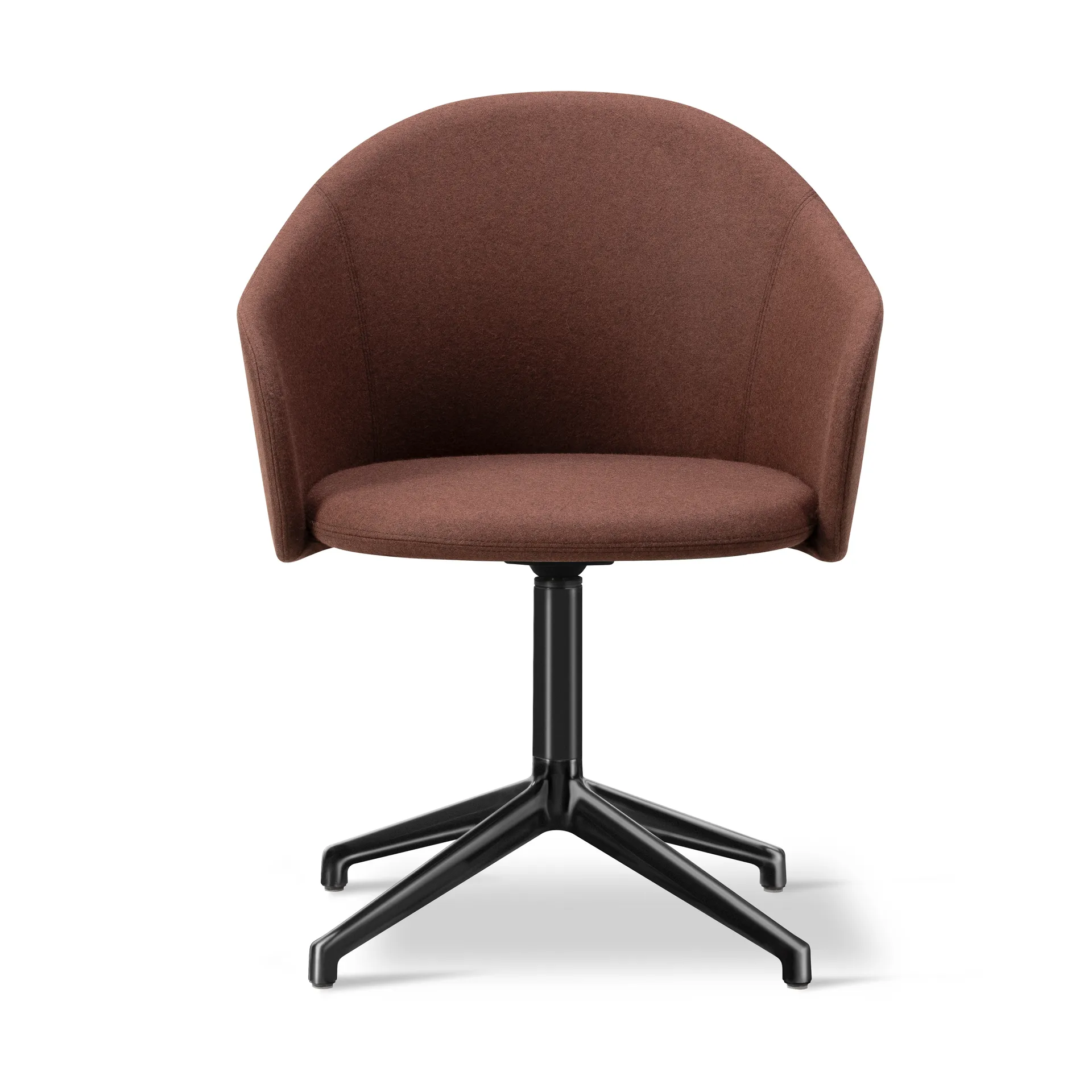 Fredericia Furniture Gomo-nojatuoli pyörivä jalusta 4-tahoinen Blazer CUZ4D-musta