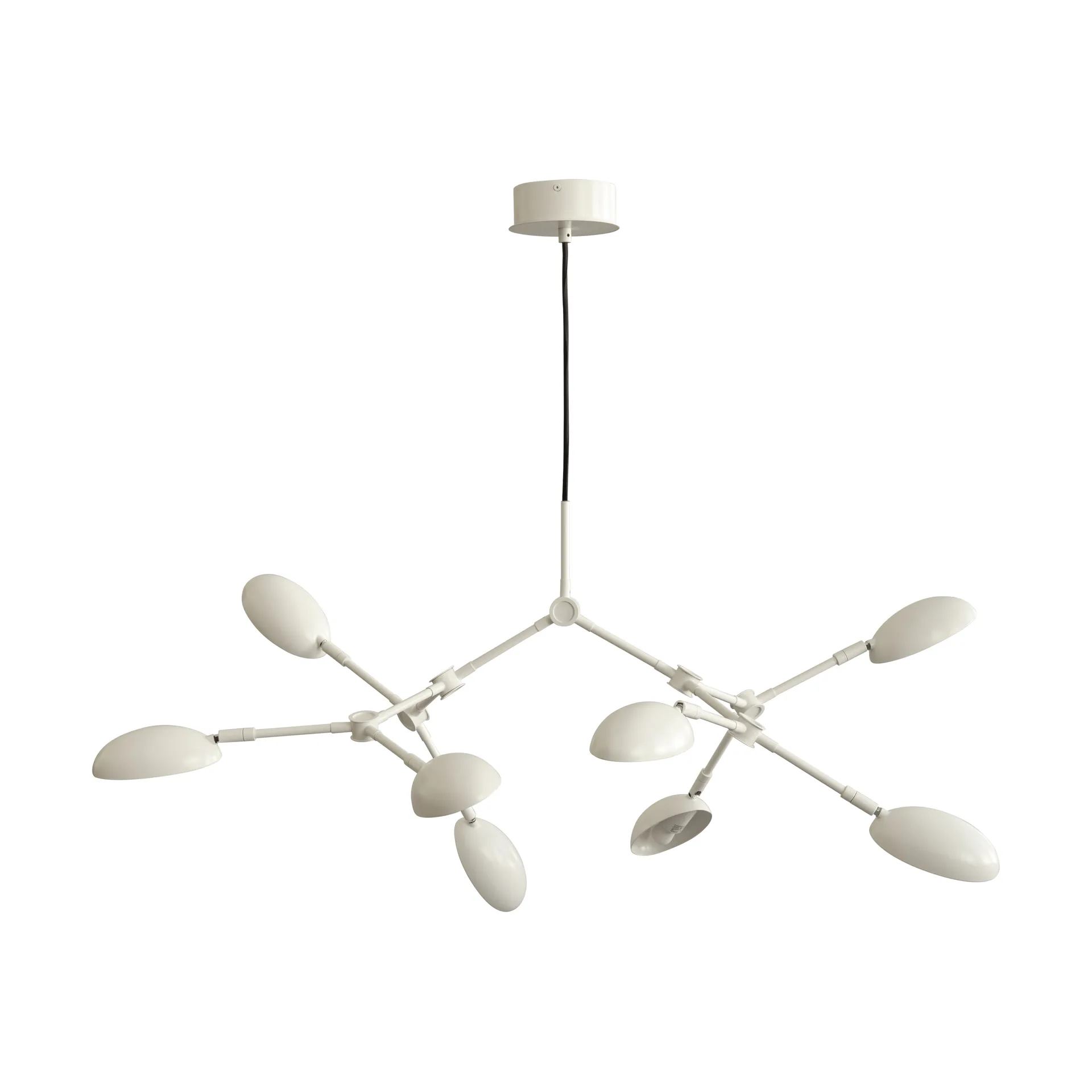 101 Copenhagen Drop Chandelier -kattokruunu mini Valkoinen