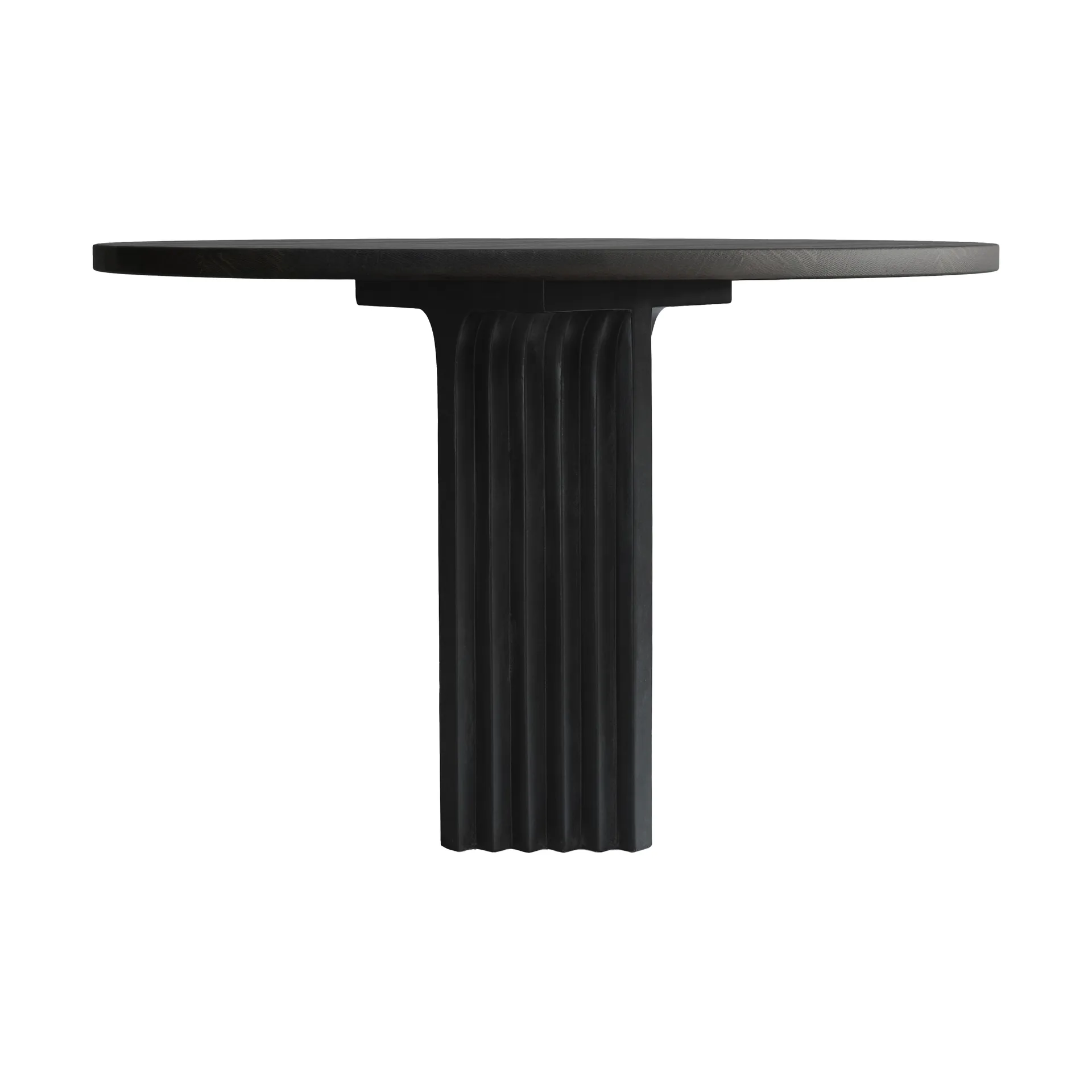 101 Copenhagen Arc ruokapöytä Ø120 cm Coffee black tammi