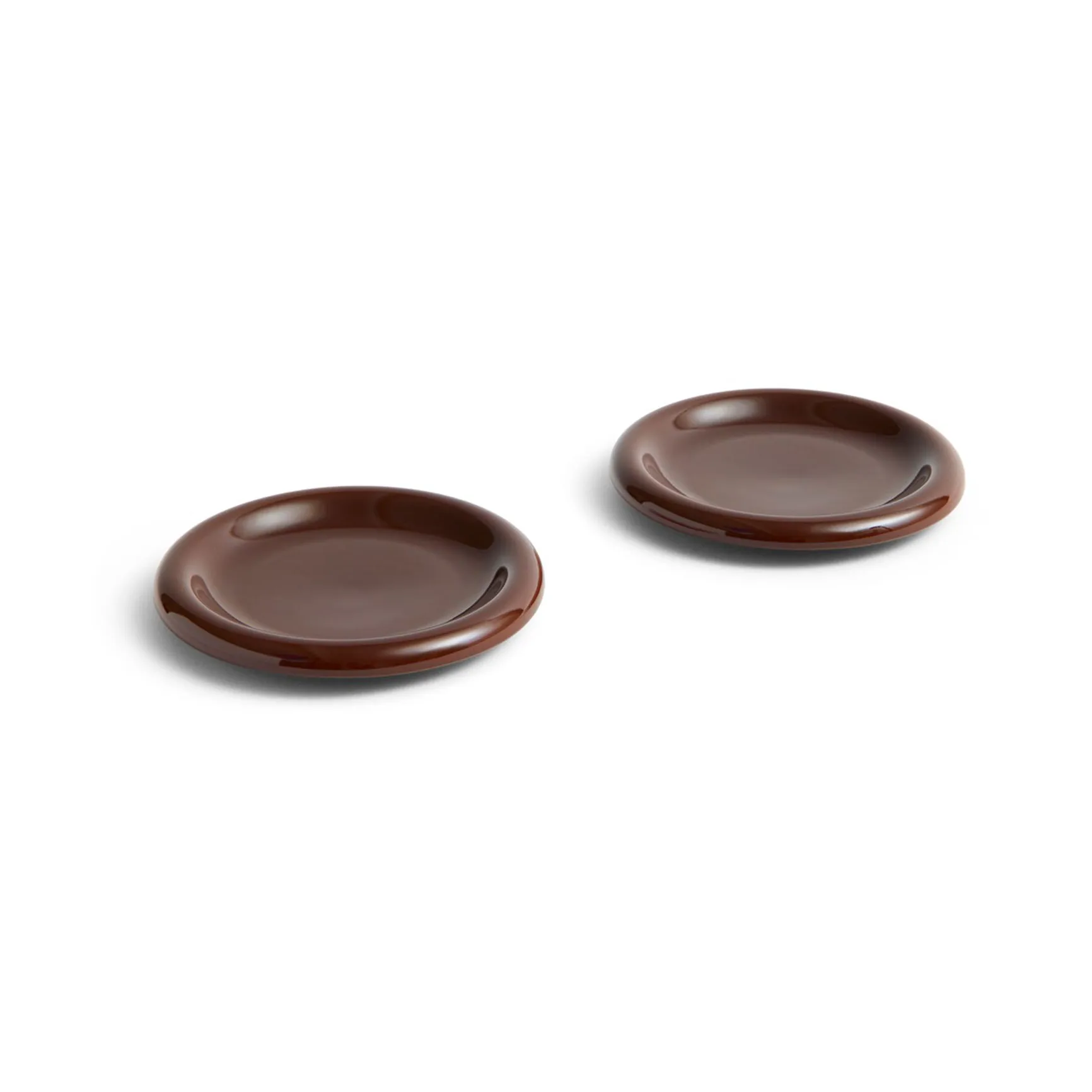 HAY Barro lautanen Burgundy, Ø18 cm, 2-pack