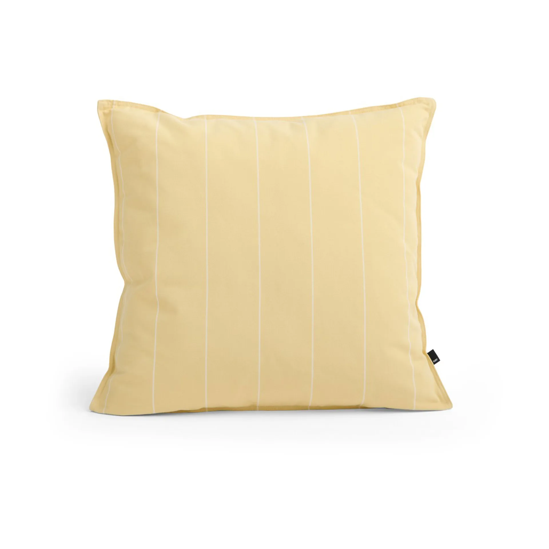 HAY Terrazza tyyny Yellow narrow stripe, 60x60 cm