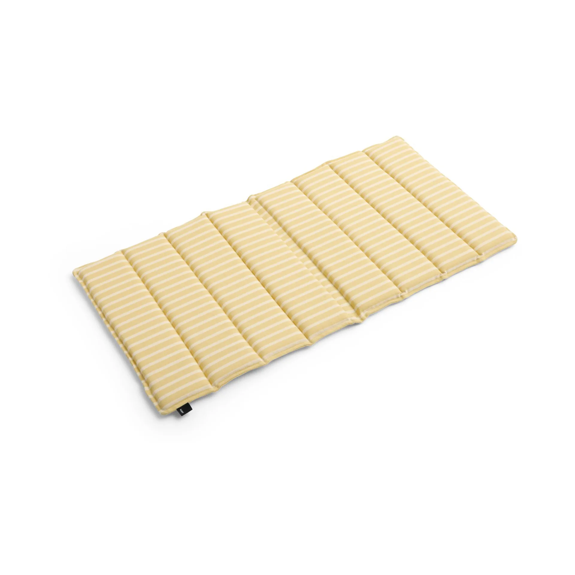 HAY Terrazza Folding istuintyyny Yellow bold stripe, 82x40 cm