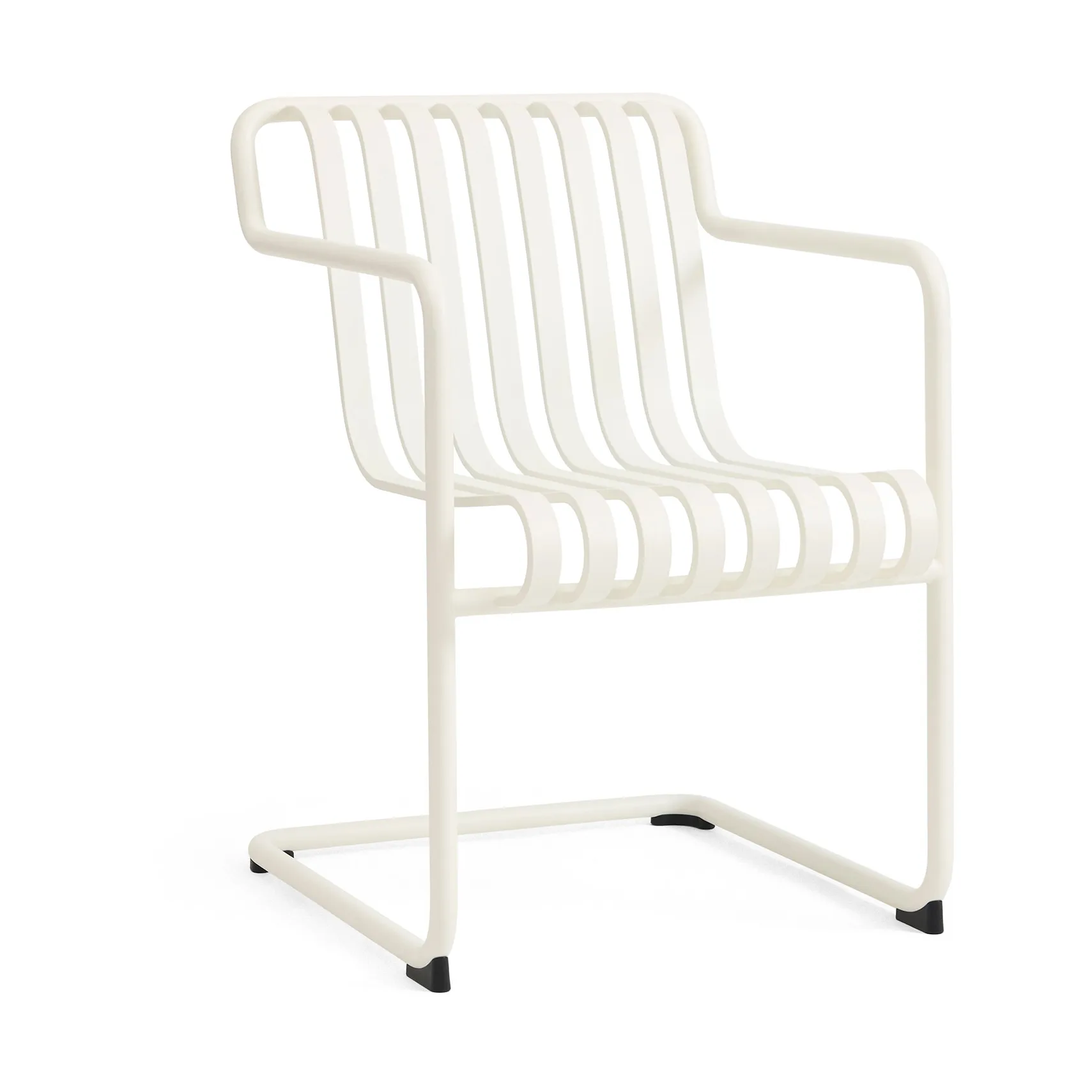HAY Palissade Cantilever Dining käsinojatuoli Kermanvalkoinen