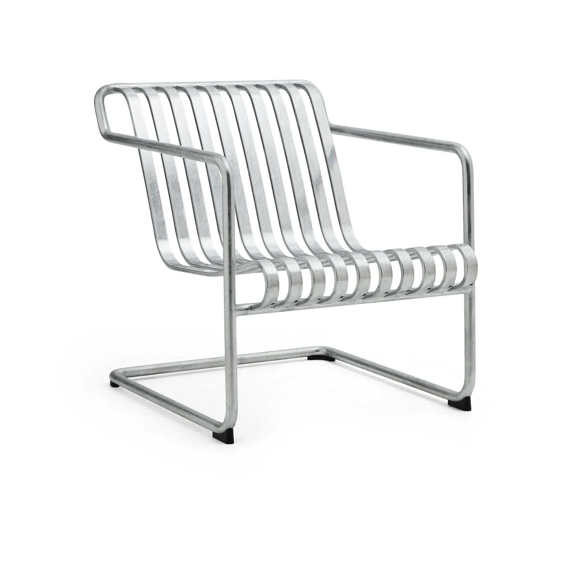 HAY Palissade Cantilever Low lounge-nojatuoli Kuumagalvanoitu teräs