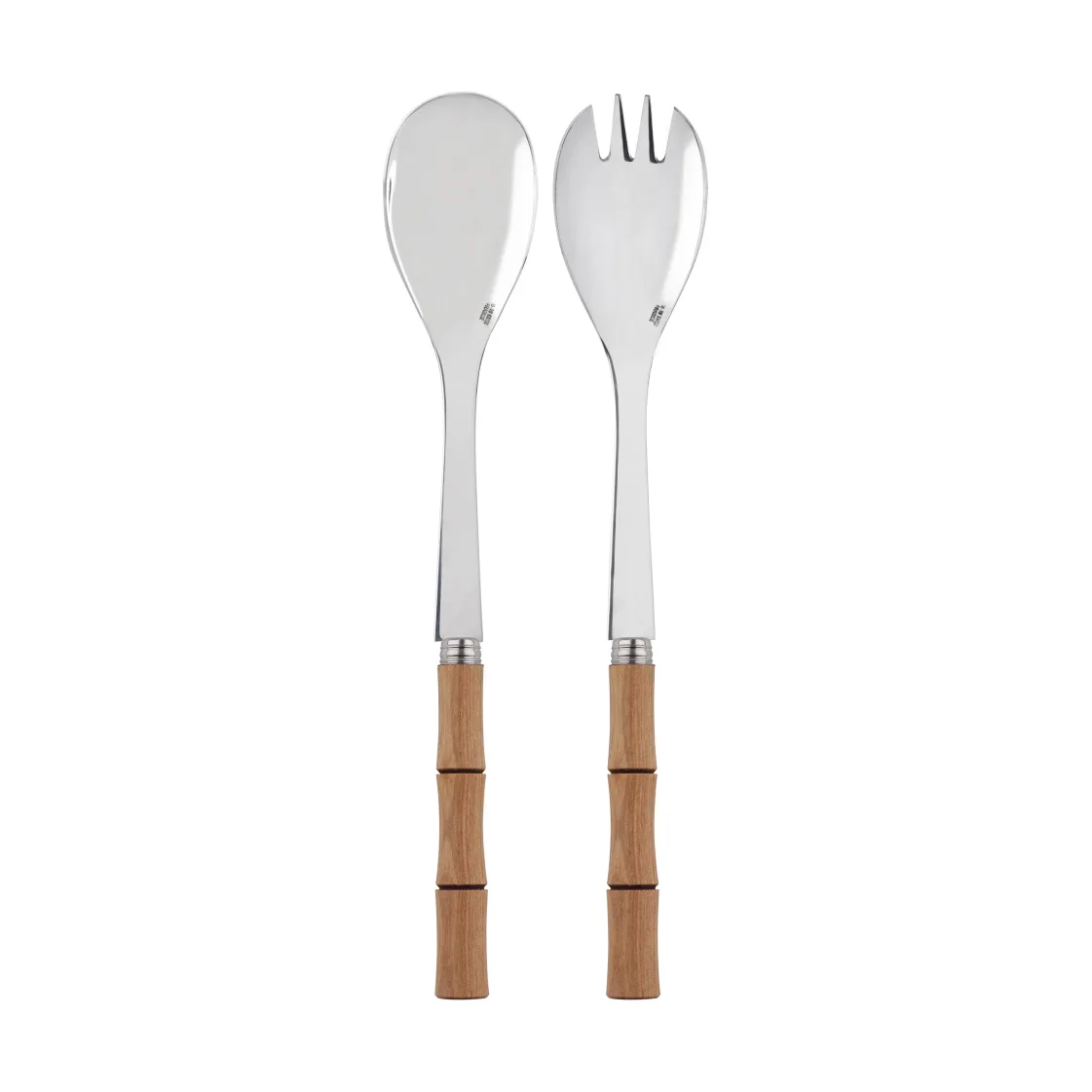SABRE Paris Bamboo shape salaattiottimet 2 osaa Vaalea puu laminoitu