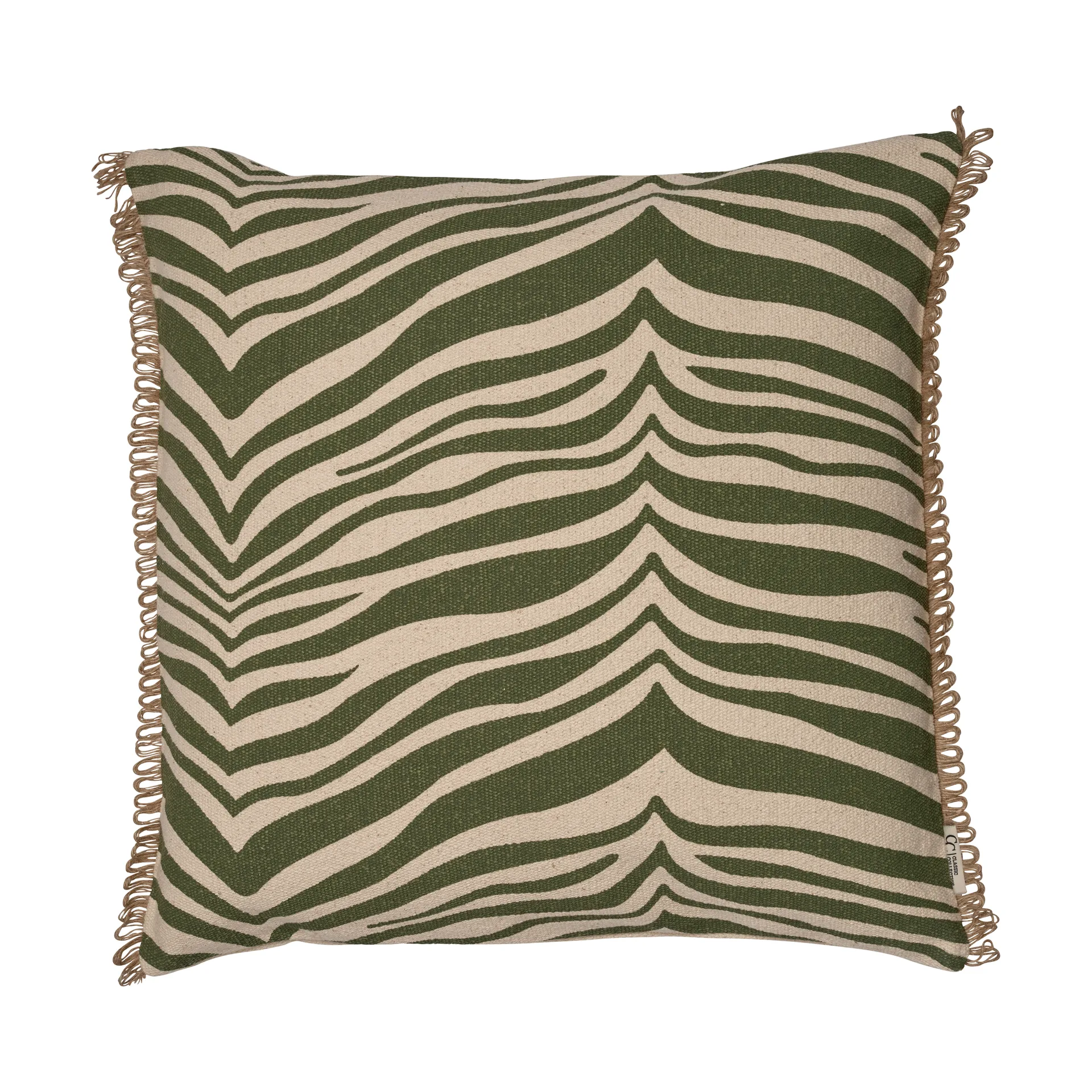 Classic Collection Zebra tyyny 50x50 cm Vihreä