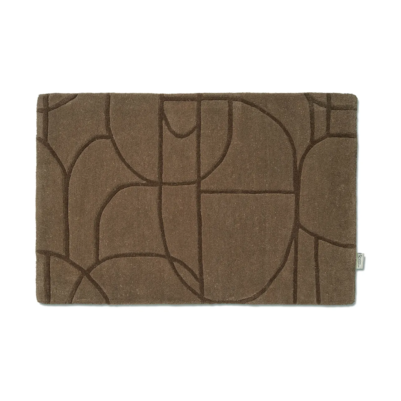 Classic Collection Moderni abstrakti ovimatto 60x90 cm Ruskea