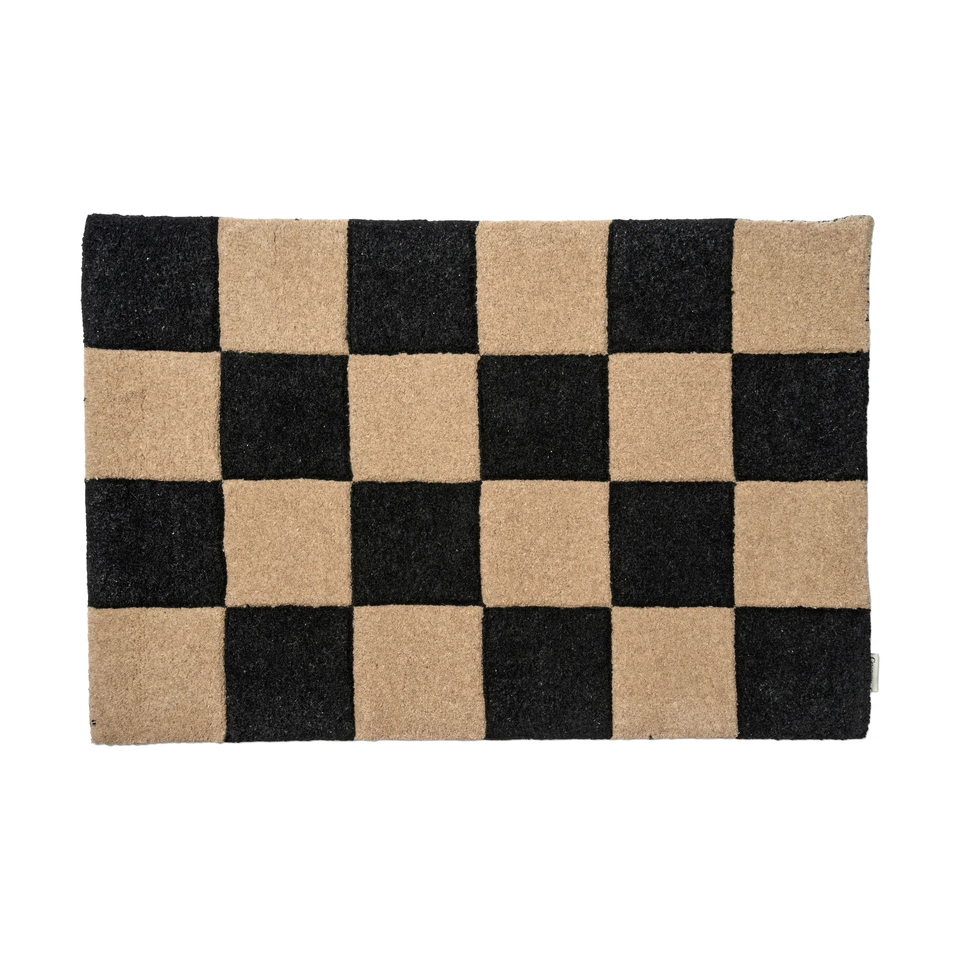 Classic Collection Square ovimatto Musta luonnollinen, 60x90 cm