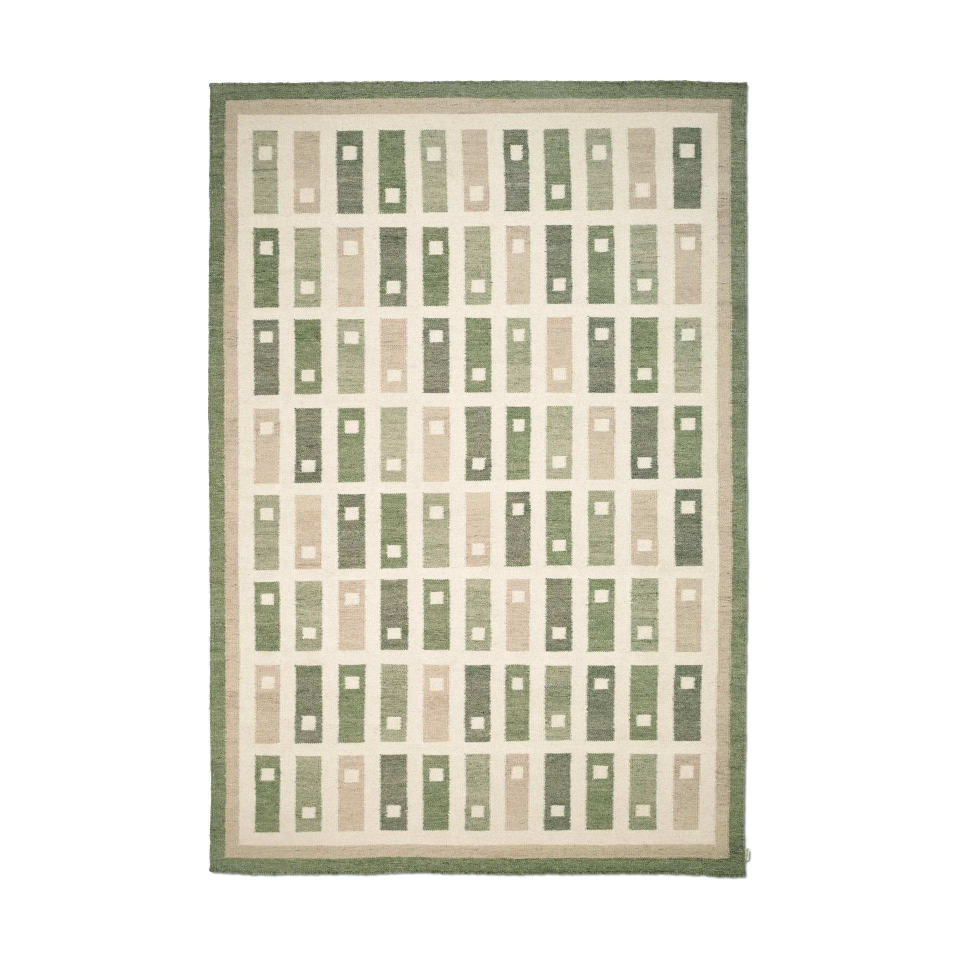 Classic Collection Röllakan Fyrbo matto Vihreä, 200x300 cm