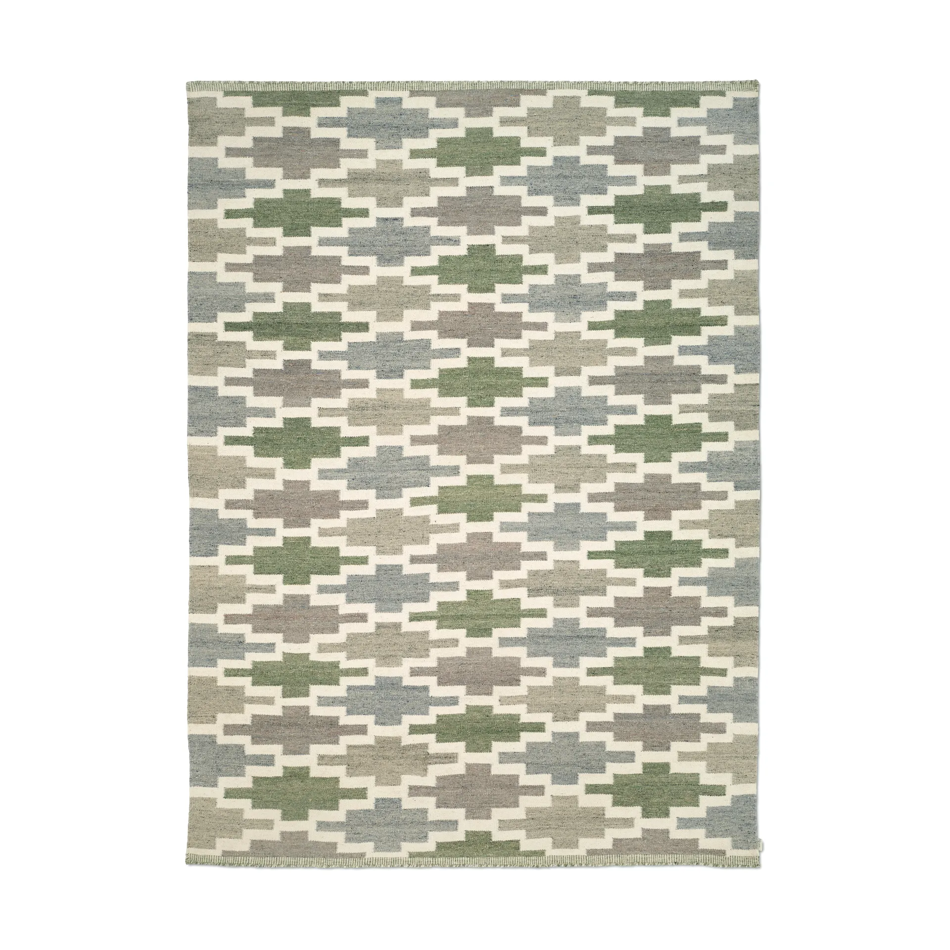 Classic Collection Röllakan Korsnäs matto Sinivihreä, 170x230 cm