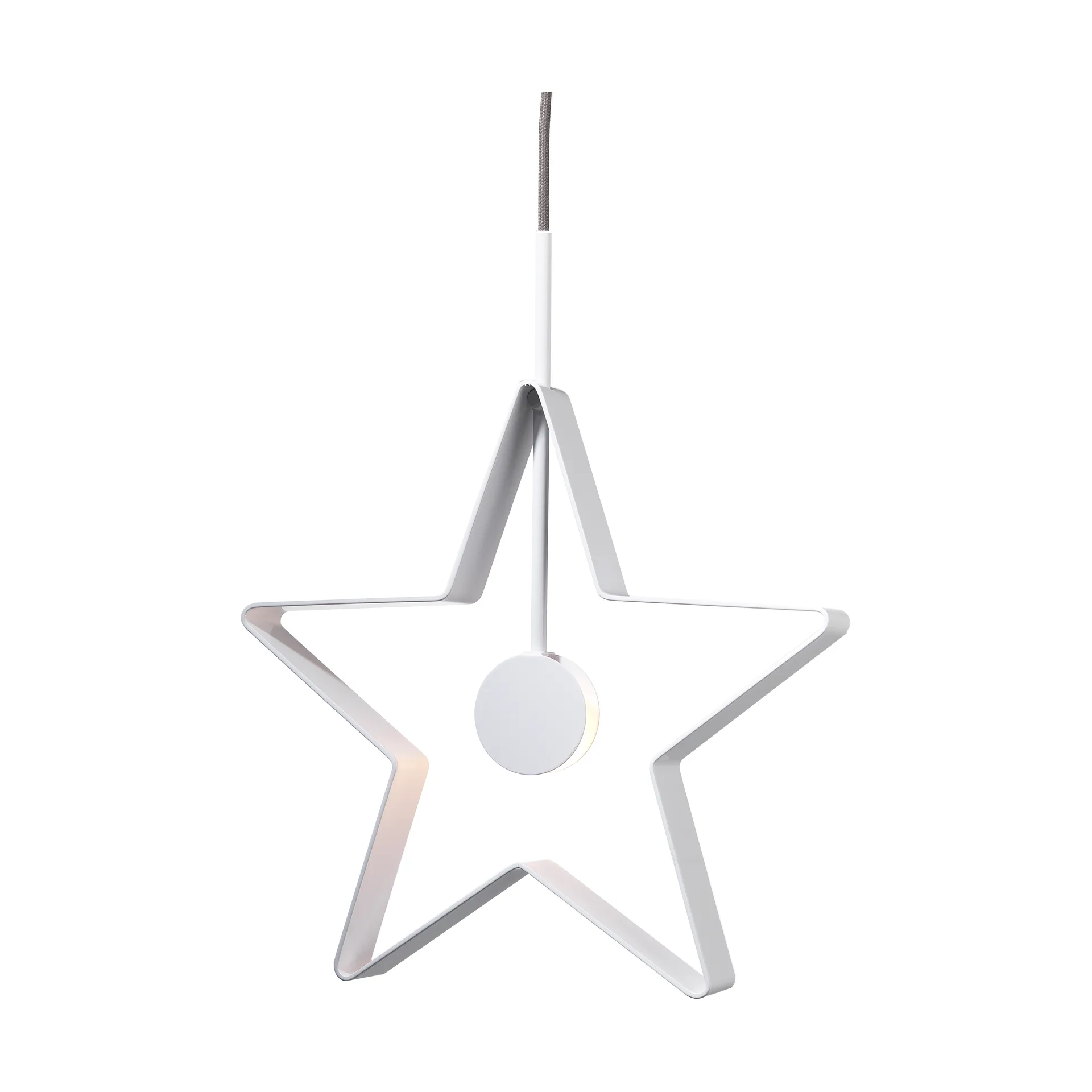 SMD Design Spica adventtitähti 40 cm Valkoinen harmaa johto